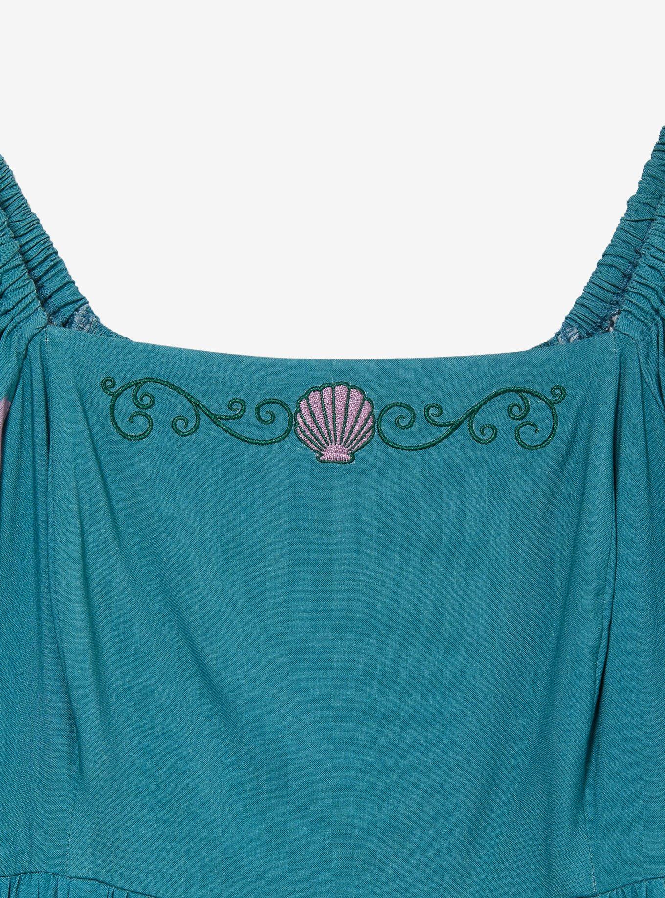 Disney The Little Mermaid Icons Plus Size Midi Dress, MULTI, alternate - view 3
