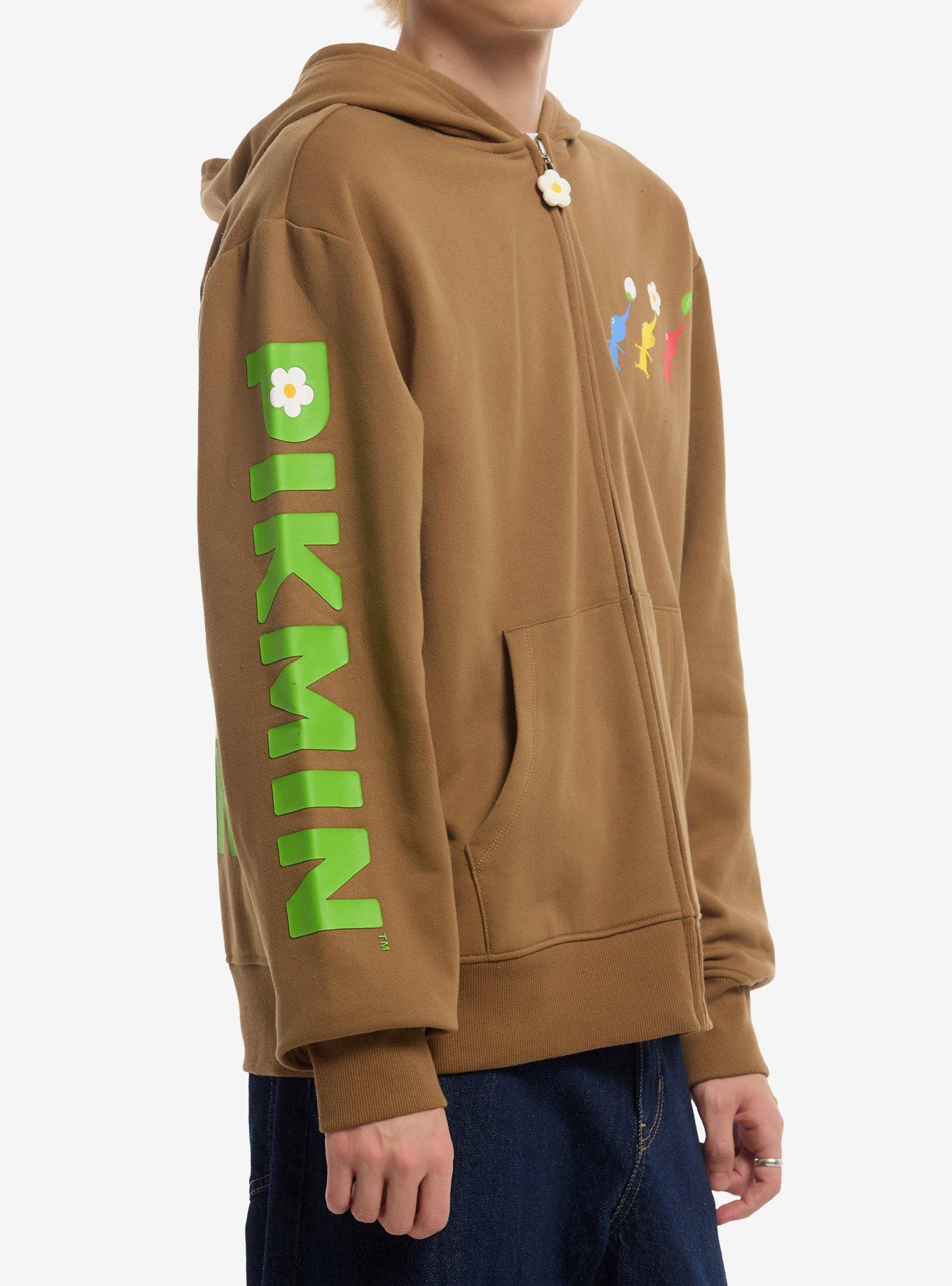 Pikmin Characters Hoodie, BROWN, alternate - view 4