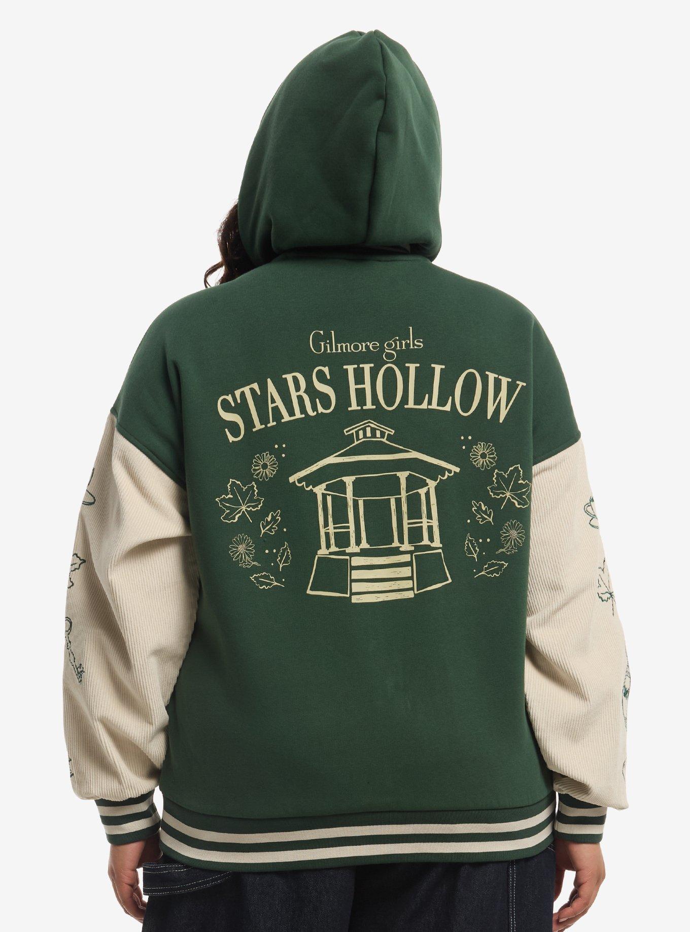 Gilmore Girls Stars Hollow Varsity Jacket Plus Size, , hi-res