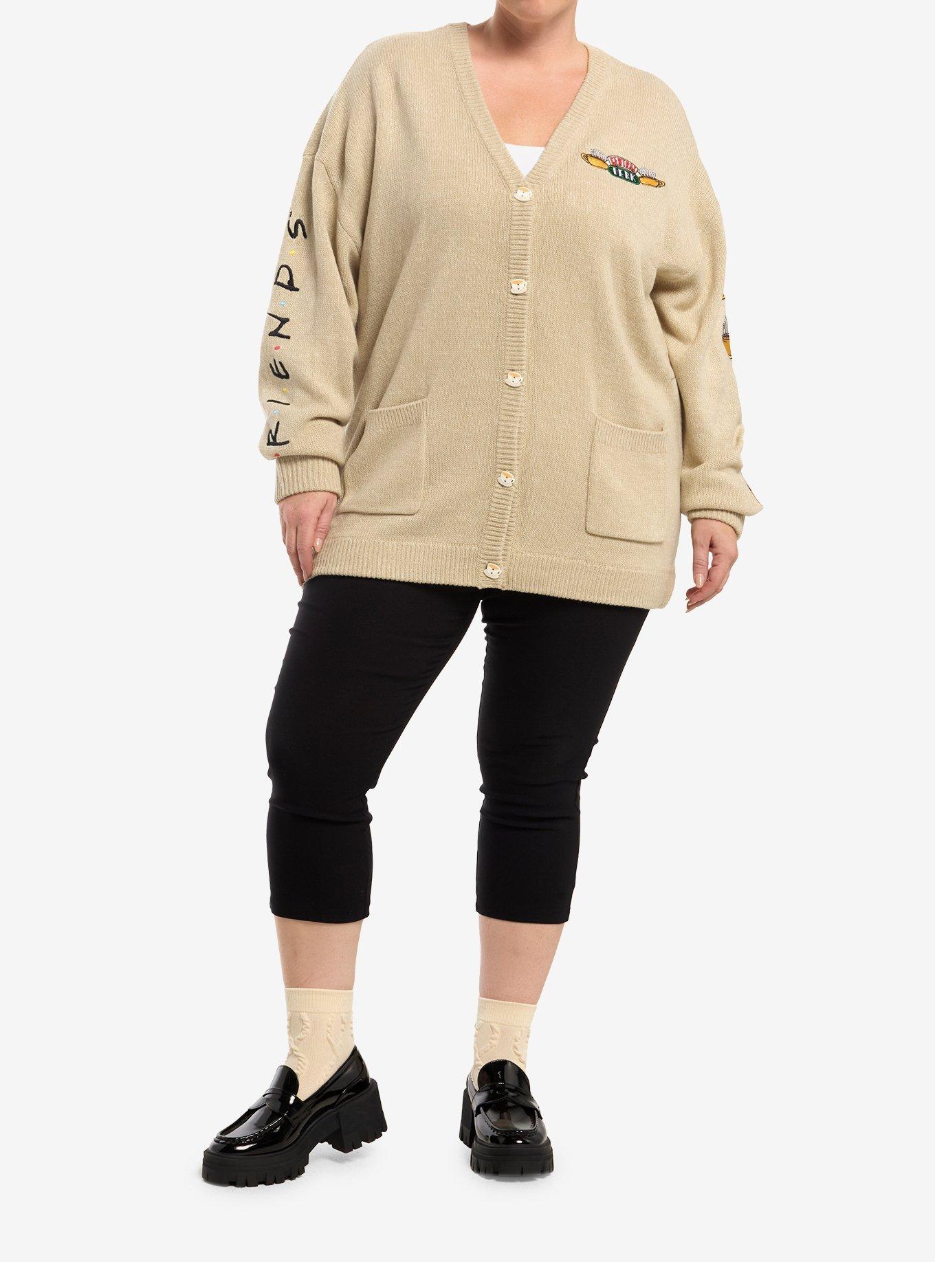 Friends Central Perk Girls Cardigan Plus Size, MULTI, alternate - view 3