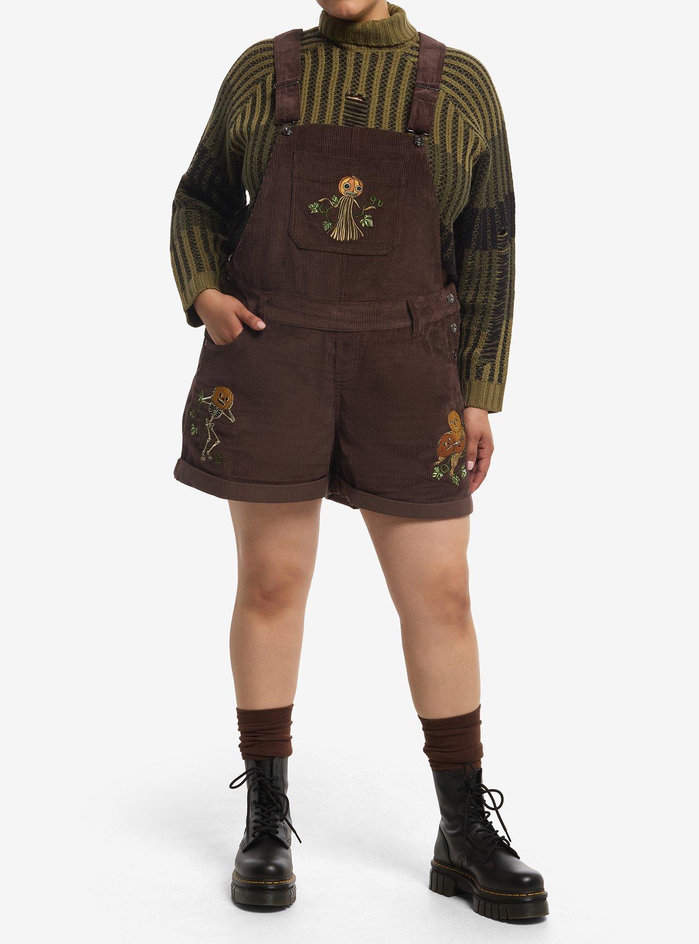 Over The Garden Wall Pottsfield Corduroy Shortalls Plus Size, , hi-res