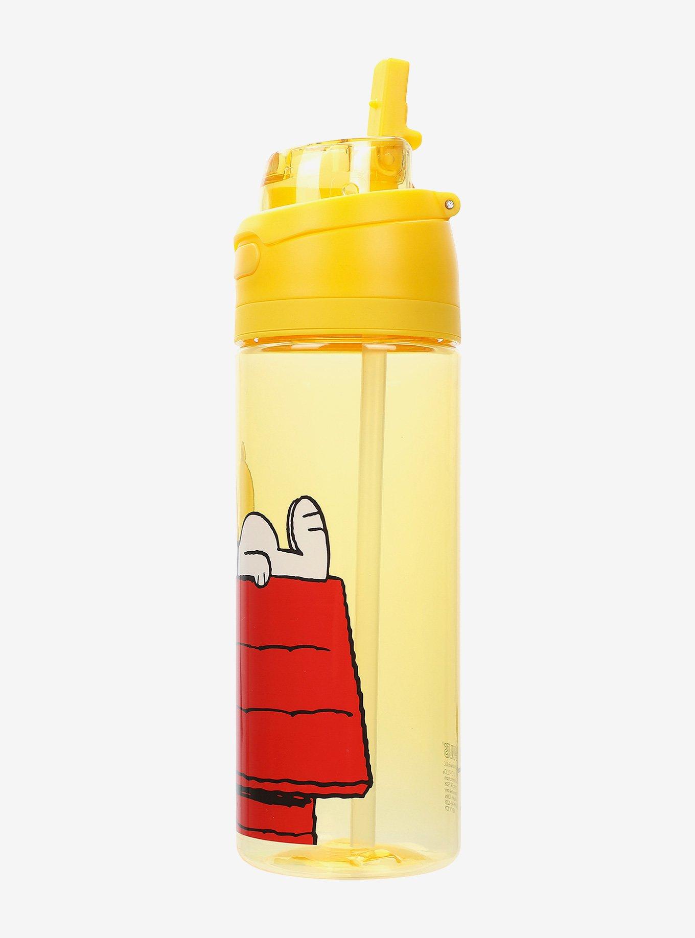 Peanuts Snoopy Yellow Water Bottle, , hi-res