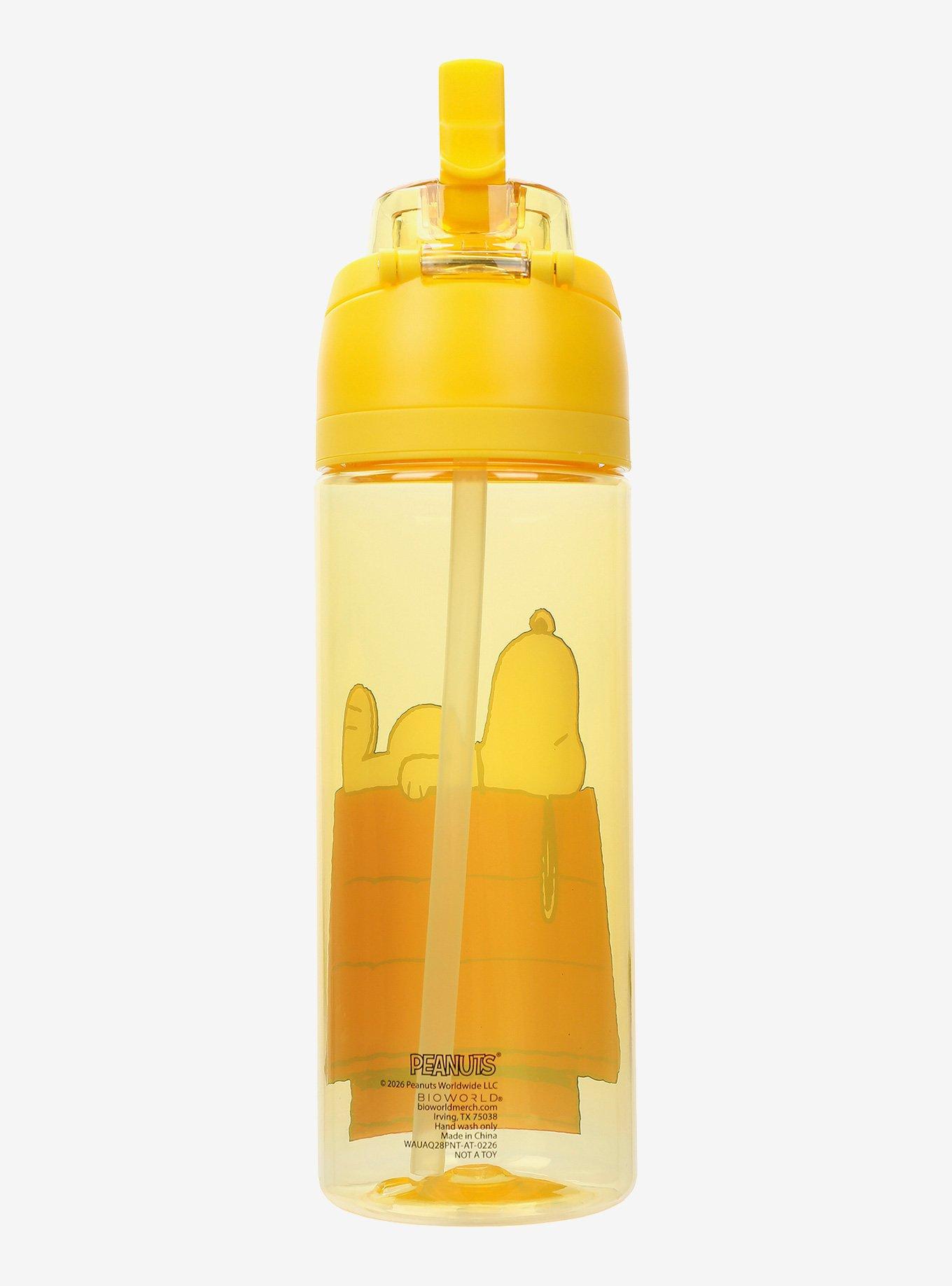 Peanuts Snoopy Yellow Water Bottle, , alternate - view 4
