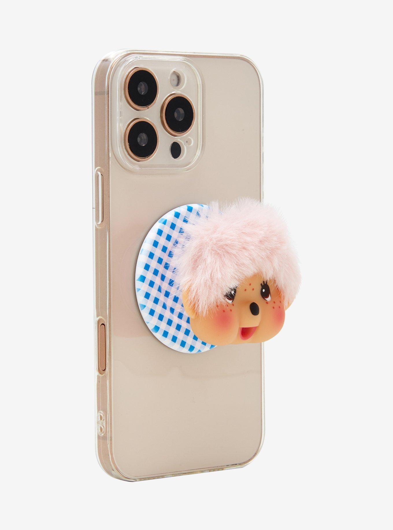 PopSockets Monchhichi Pink Fuzzy Magnetic Phone Grip, , alternate - view 3