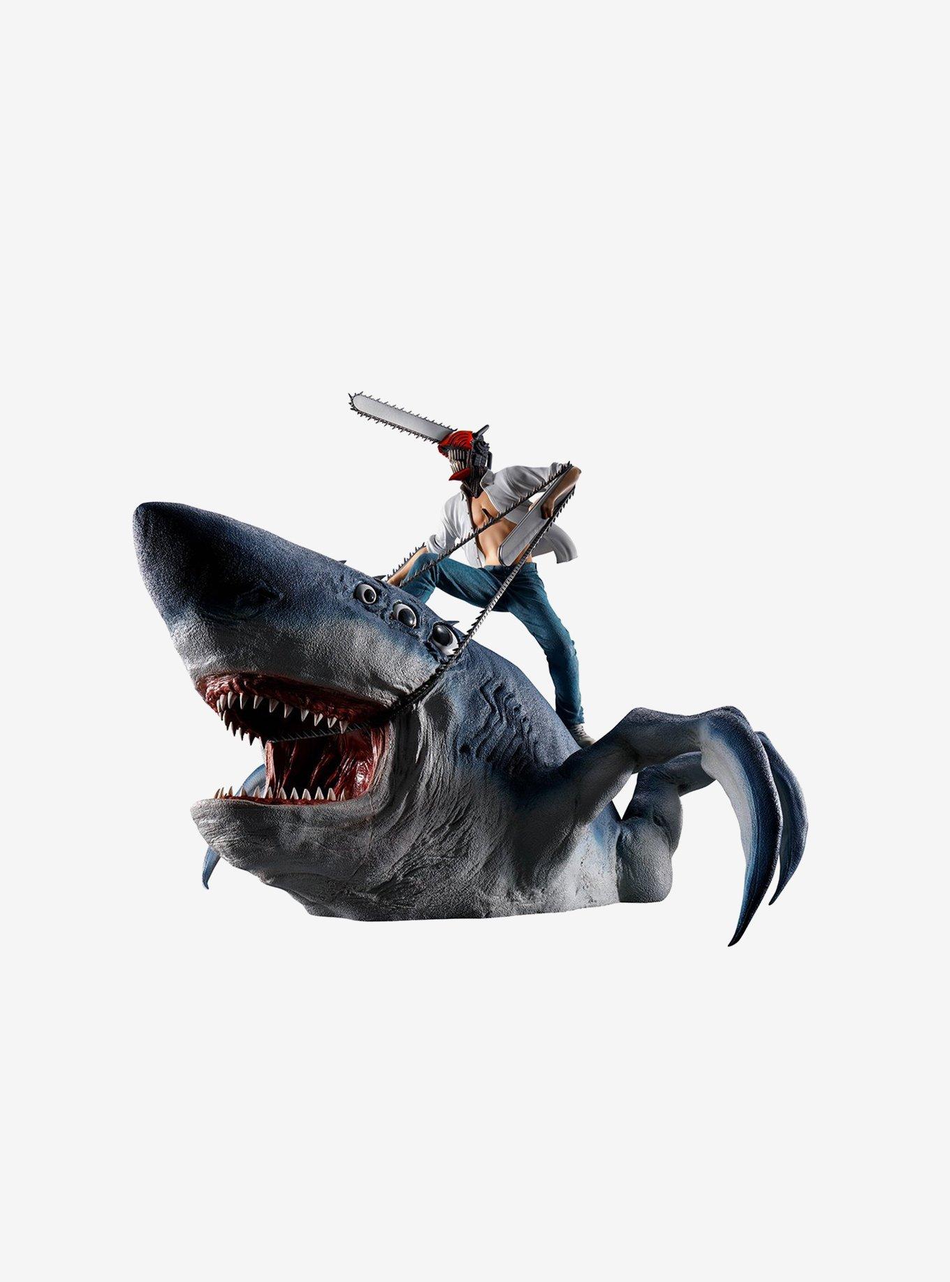 Bandai Namco Chainsaw Man Mega Impact Chainsaw Man & Beam Figure, , hi-res