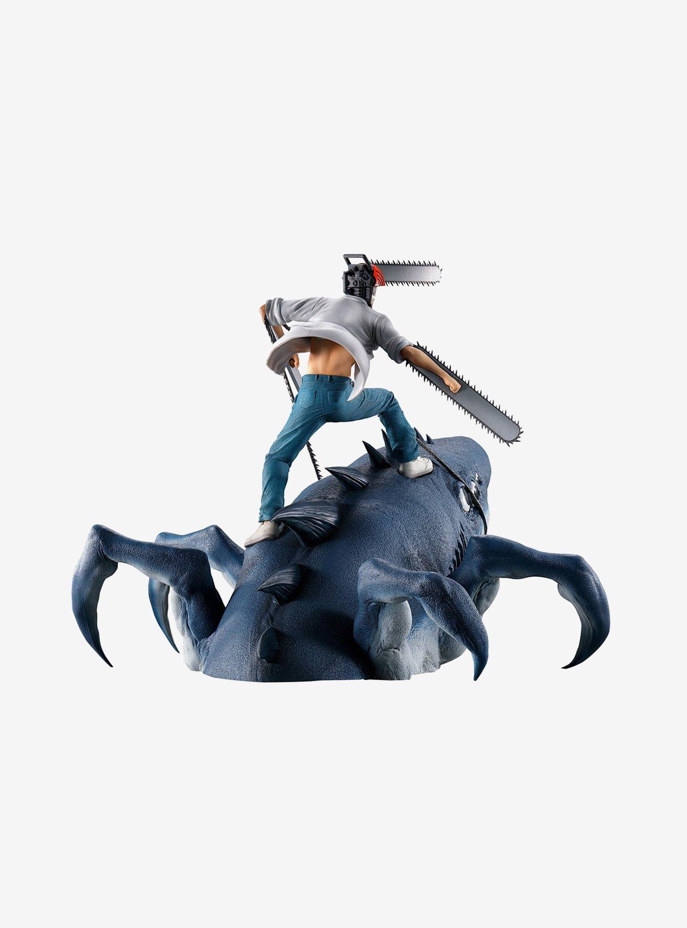 Bandai Namco Chainsaw Man Mega Impact Chainsaw Man & Beam Figure, , alternate