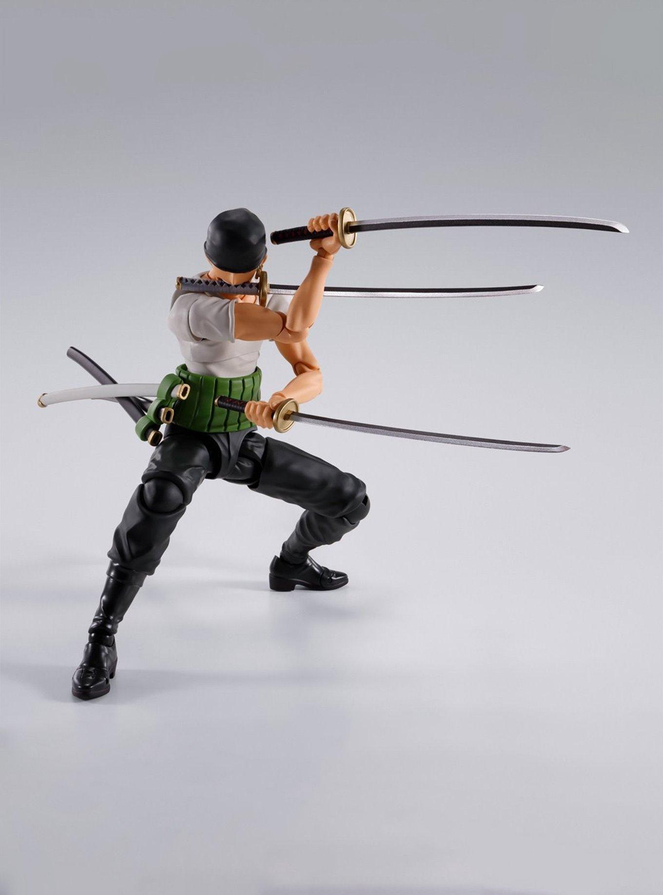 Bandai Namco One Piece S.H.Figuarts Roronoa Zoro (Romance Dawn) Figure, , alternate - view 2