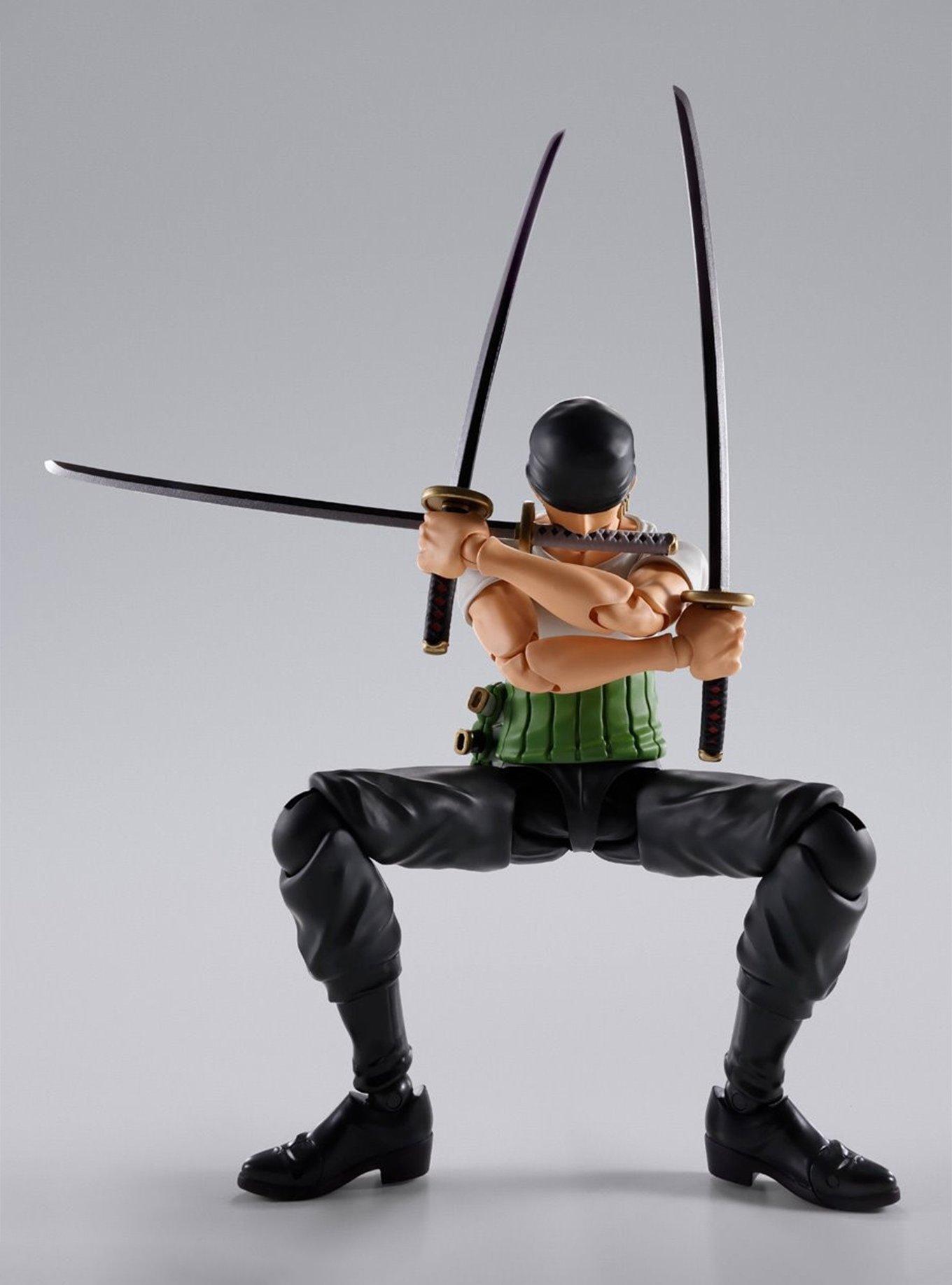 Bandai Namco One Piece S.H.Figuarts Roronoa Zoro (Romance Dawn) Figure, , alternate - view 4