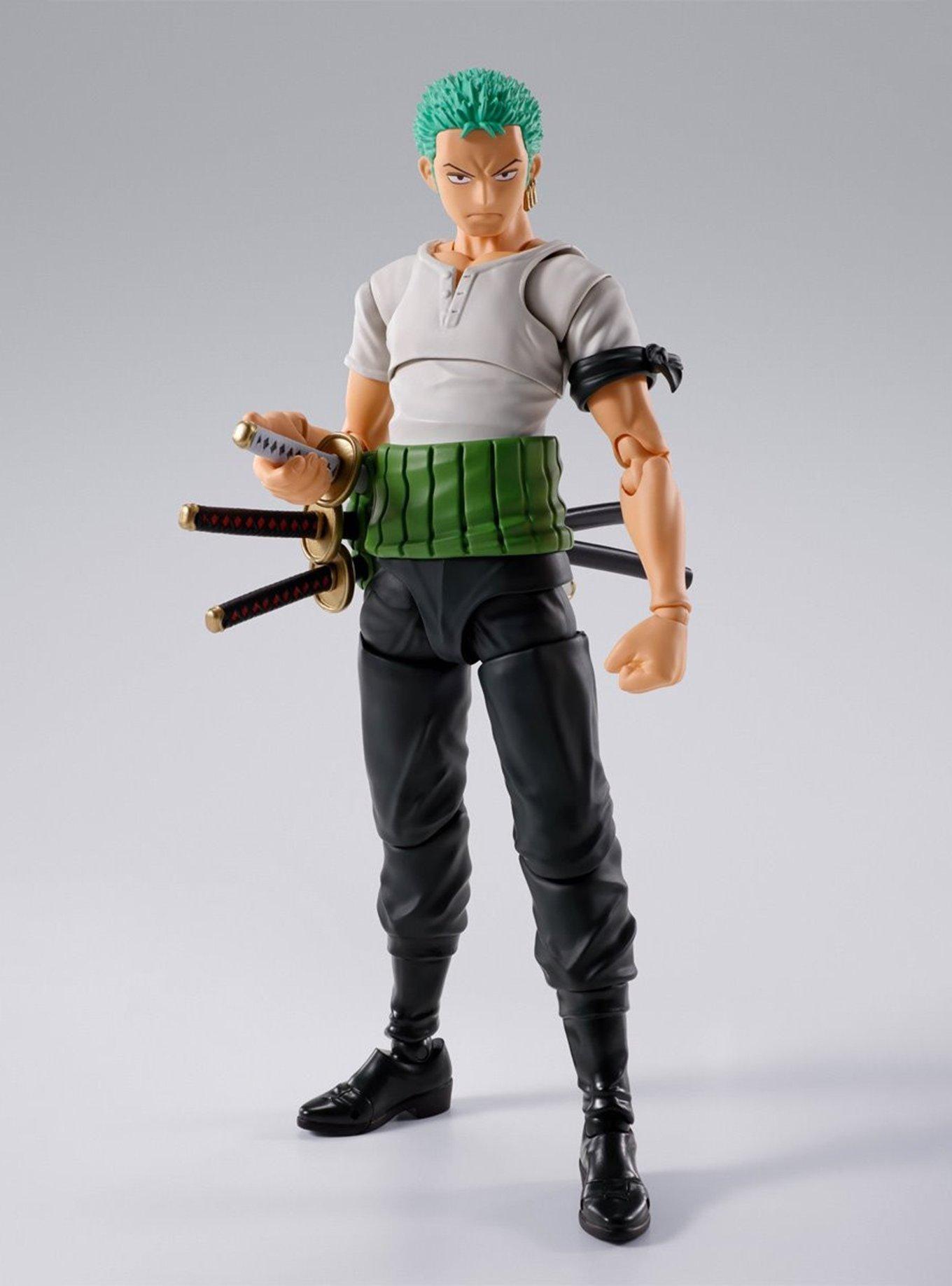 Bandai Namco One Piece S.H.Figuarts Roronoa Zoro (Romance Dawn) Figure, , alternate - view 5