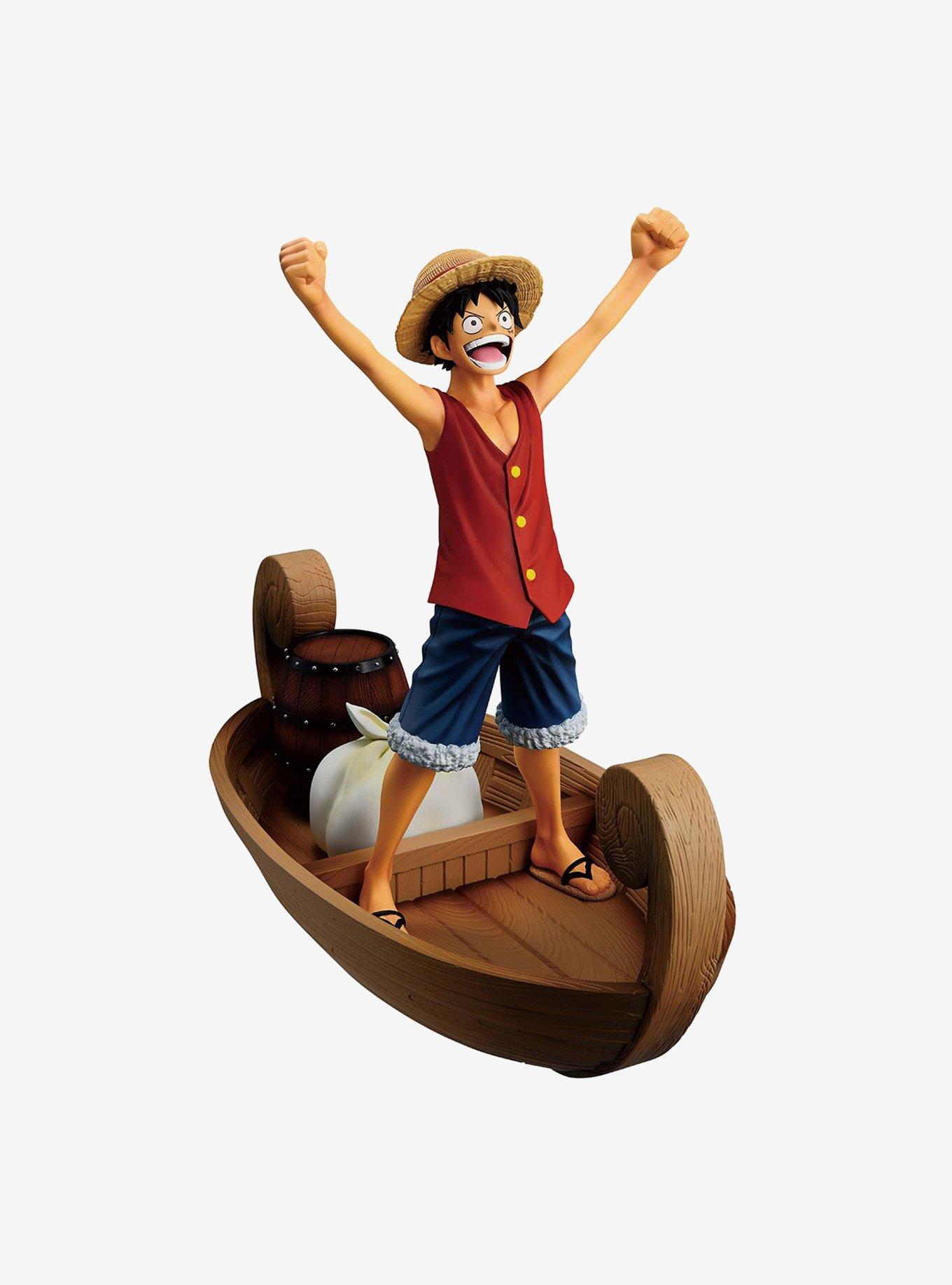 One Piece Revible Moment Ichibansho Monkey D. Luffy I'm Going to Be King of the Pirates! (Memories of Adventure and The Shipping Route The Future) Figure, , alternate - view 3