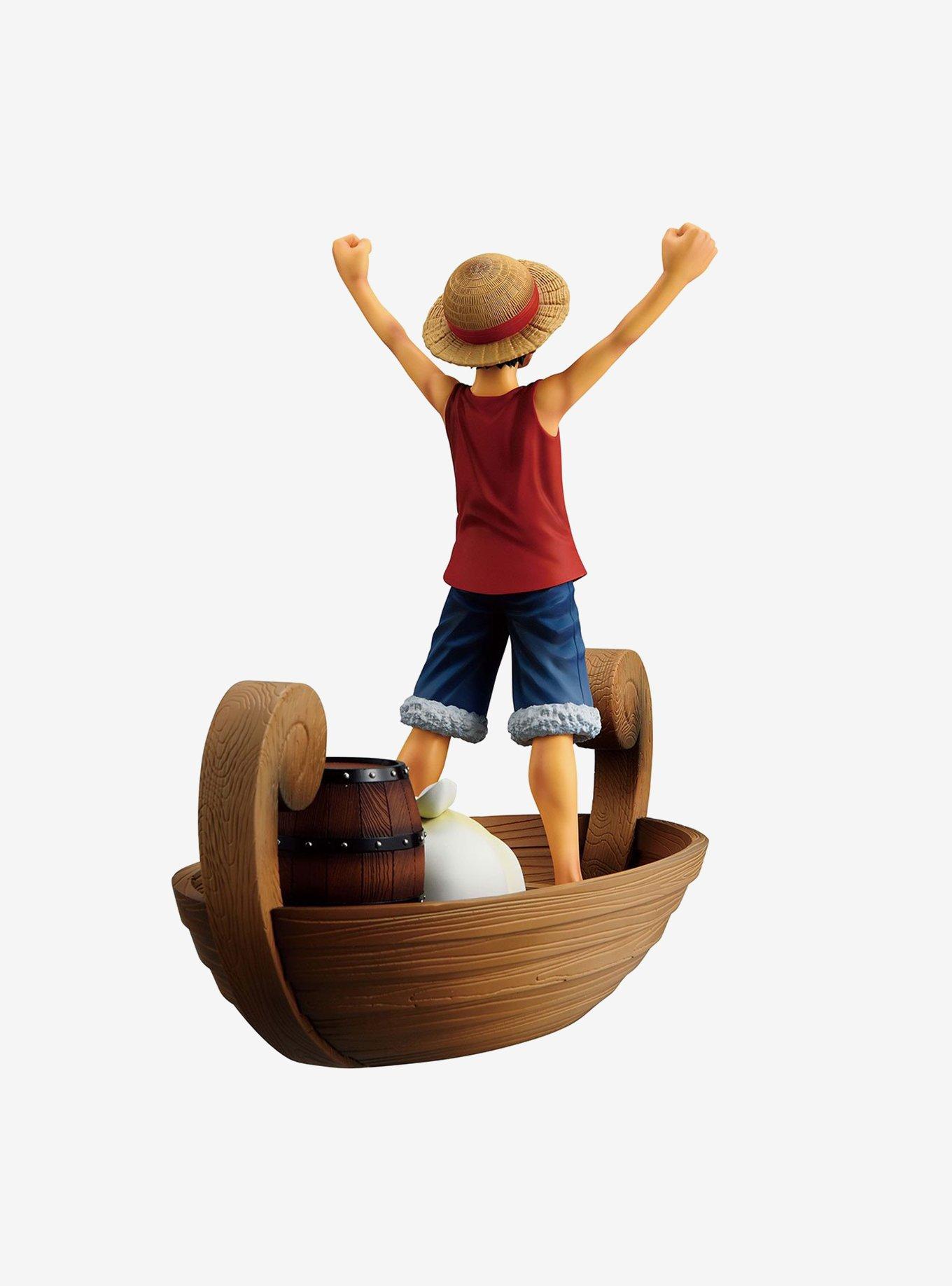 One Piece Revible Moment Ichibansho Monkey D. Luffy I'm Going to Be King of the Pirates! (Memories of Adventure and The Shipping Route The Future) Figure, , alternate - view 4