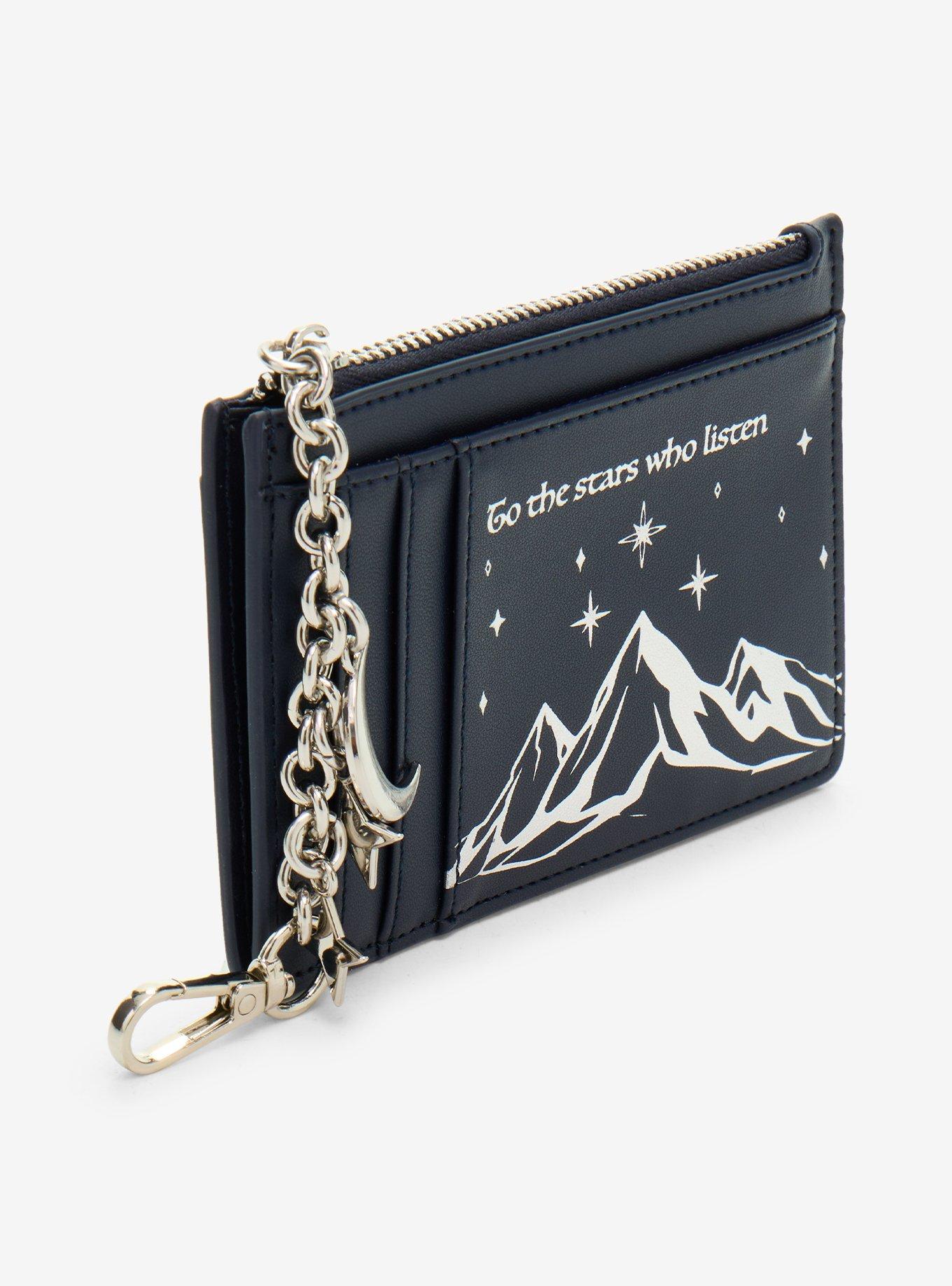 A Court of Thorns and Roses to the Stars Zip Wallet With Dangle Charm, , hi-res