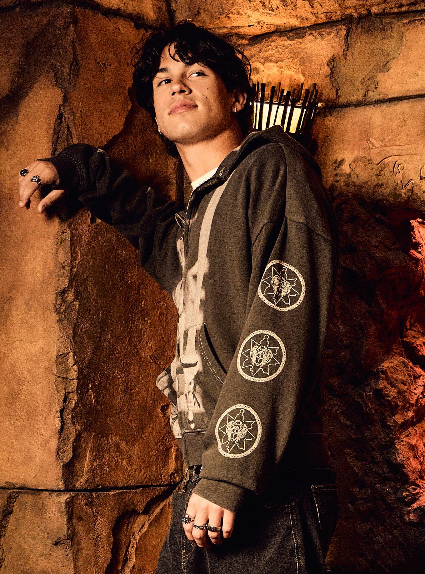 The Mummy Rick Mineral Wash Hoodie, MULTI, alternate - view 4