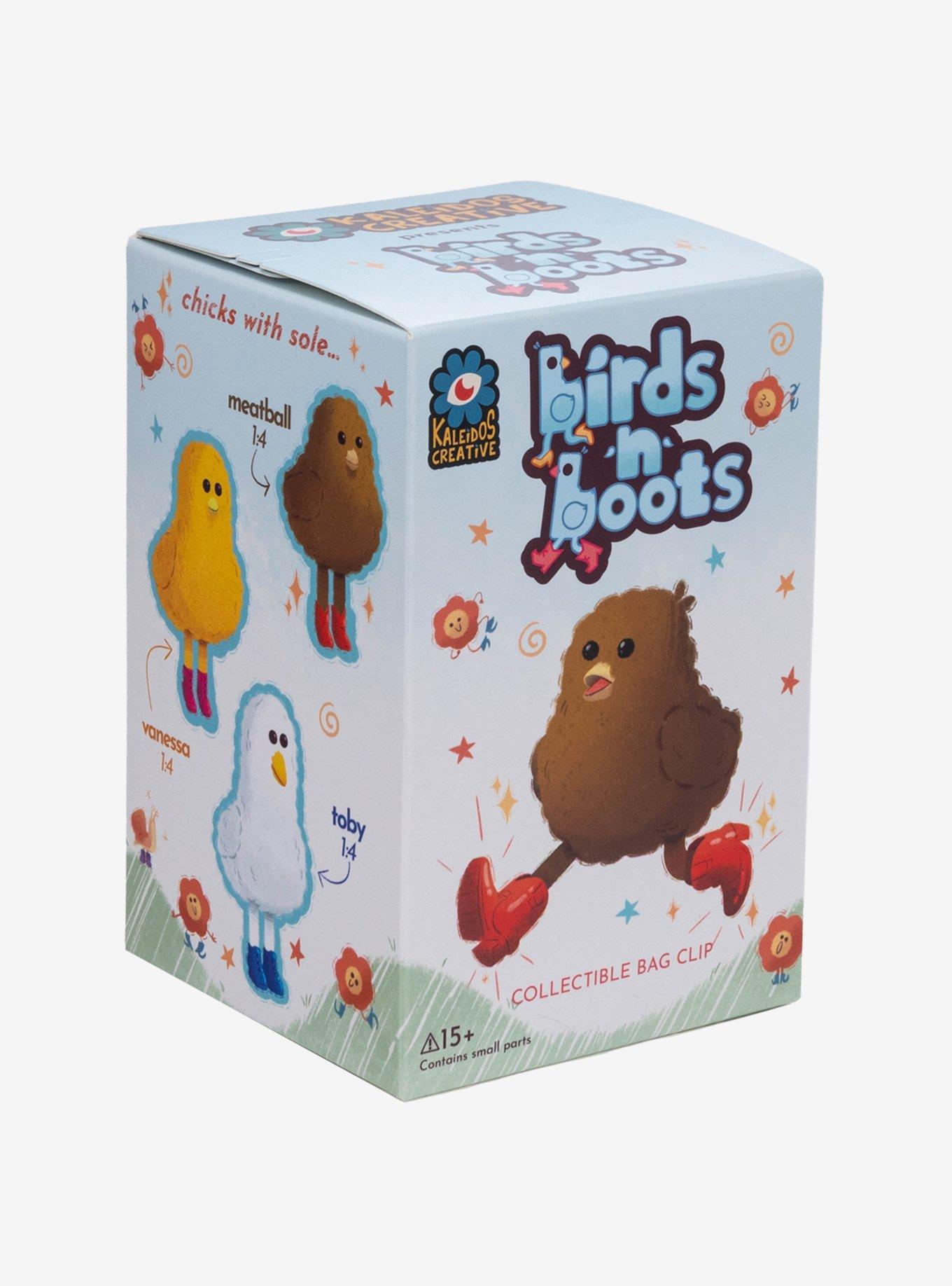 Kaleidos Creative Birds N Boots Blind Box Plush Bag Charm, , alternate