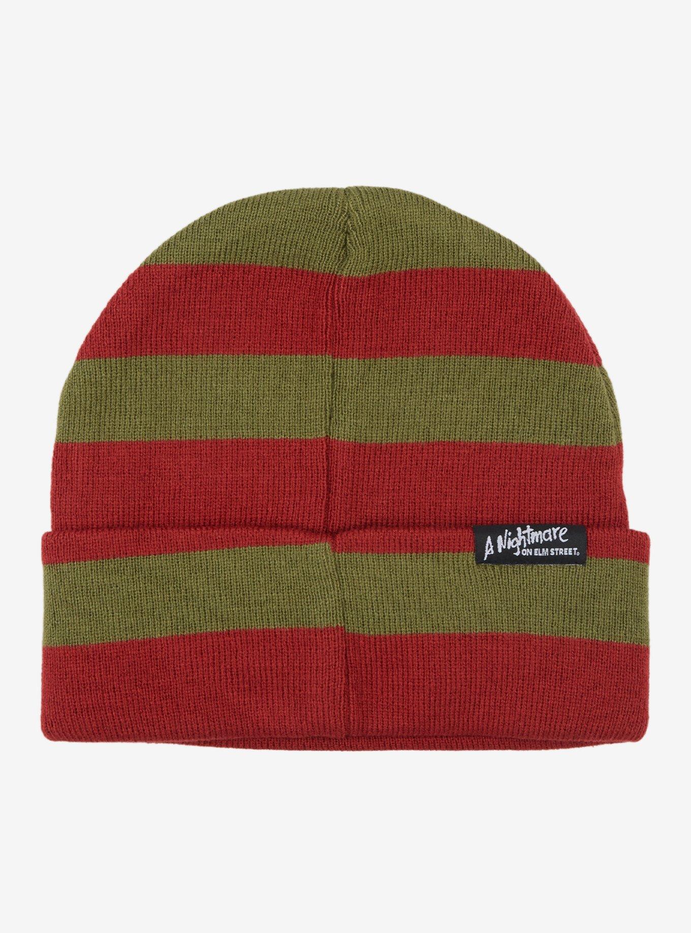 A Nightmare On Elm Street Freddy Stripe Beanie, , hi-res