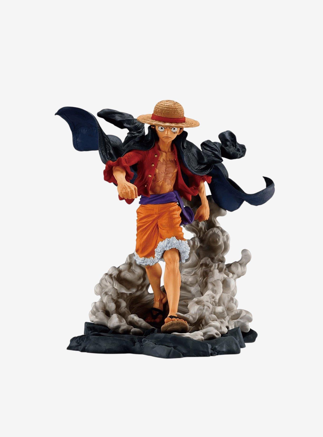 Bandai Namco One Piece Soul Gorgeous Statue Ichibansho Monkey D. Luffy (Memories of Adventure and The Shipping Route The Future) Figure, , hi-res