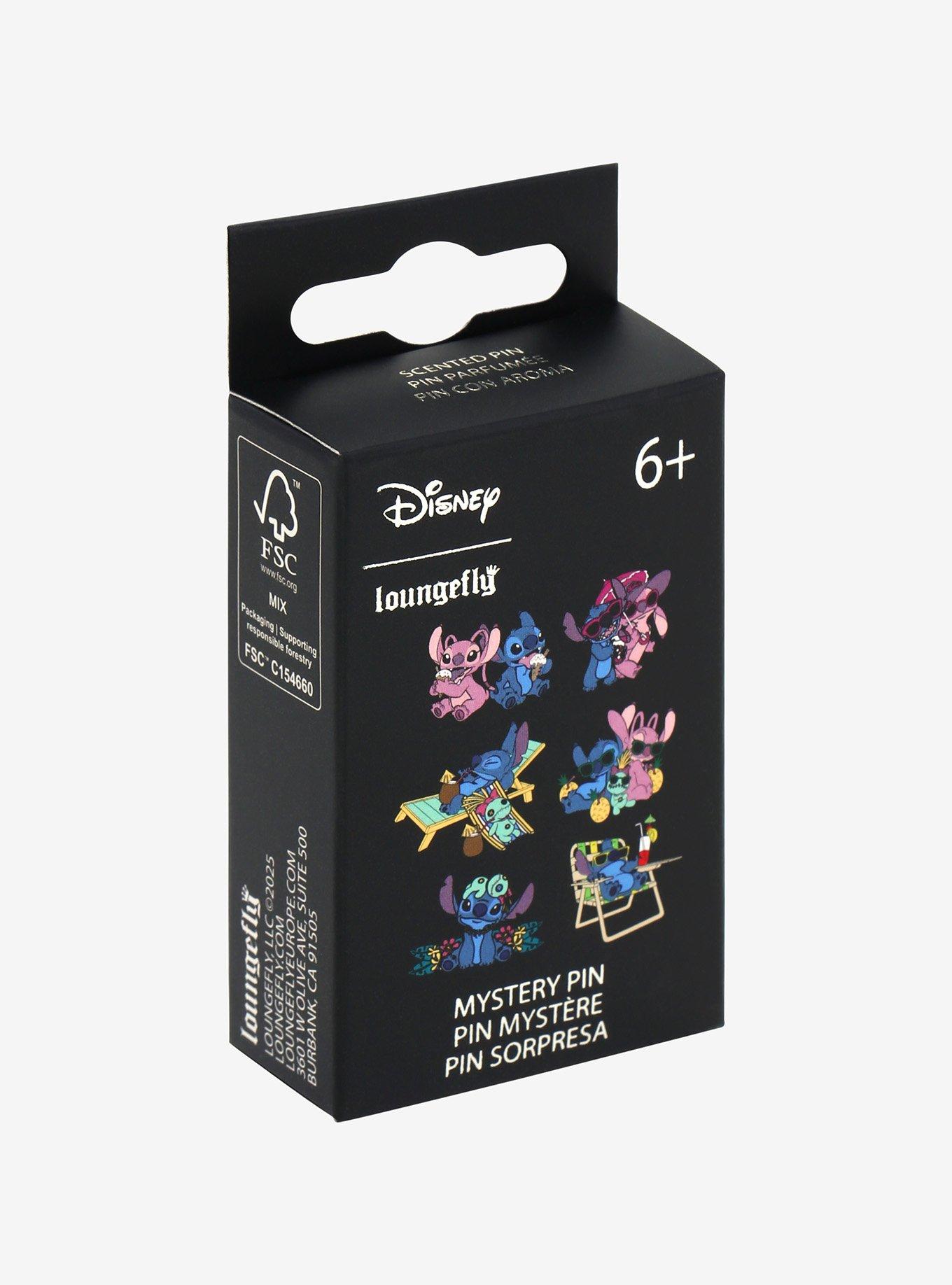 Disney Stitch & Angel Vacation Blind Box Scented Enamel Pin, , hi-res