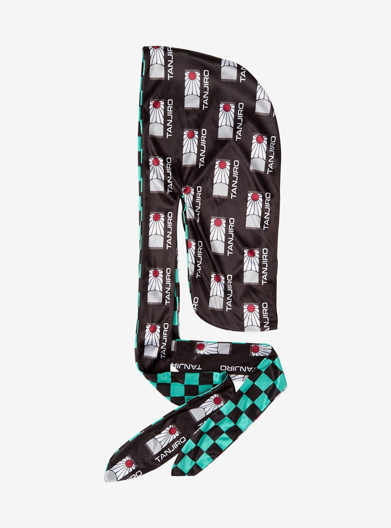 Demon Slayer: Kimetsu no Yaiba Tanjiro Pattern Reversible Durag - BoxLunch Exclusive, , hi-res