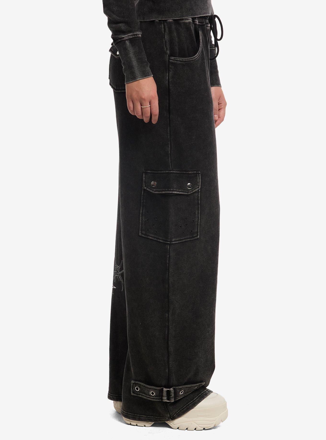 Cyber Star Strap Cargo Girls Lounge Pants, MULTI, alternate - view 3