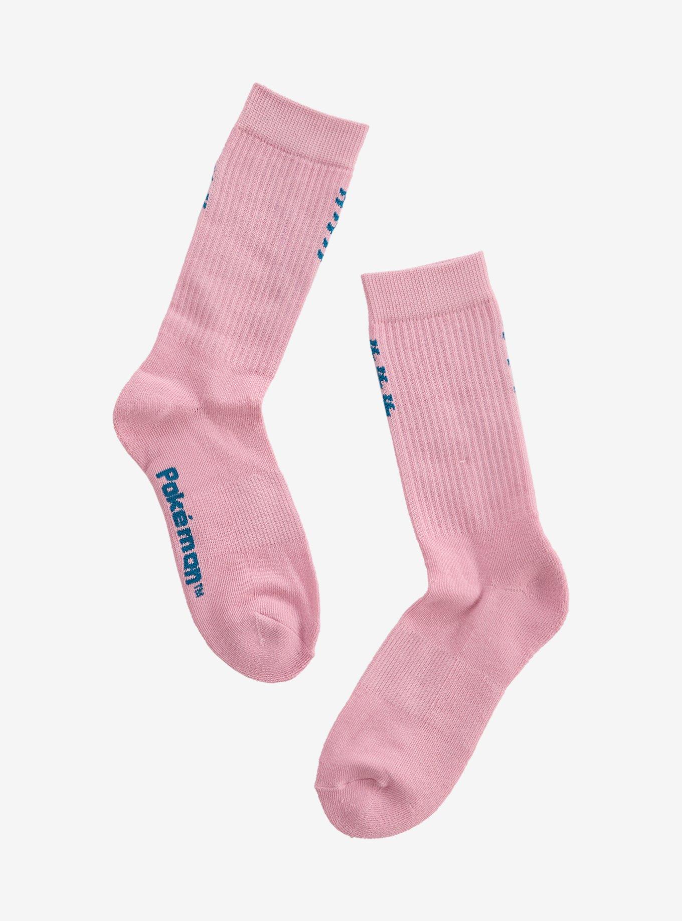 Pok&eacute;mon Jigglypuff Crew Socks &mdash; BoxLunch Exclusive, , hi-res