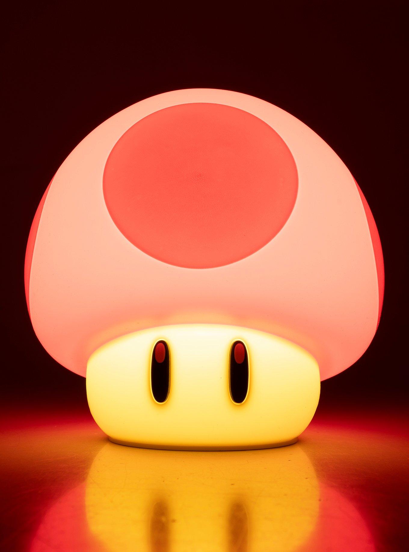 Super Mario Bros. Super Mushroom SquishyGlo Silicone Light, , hi-res