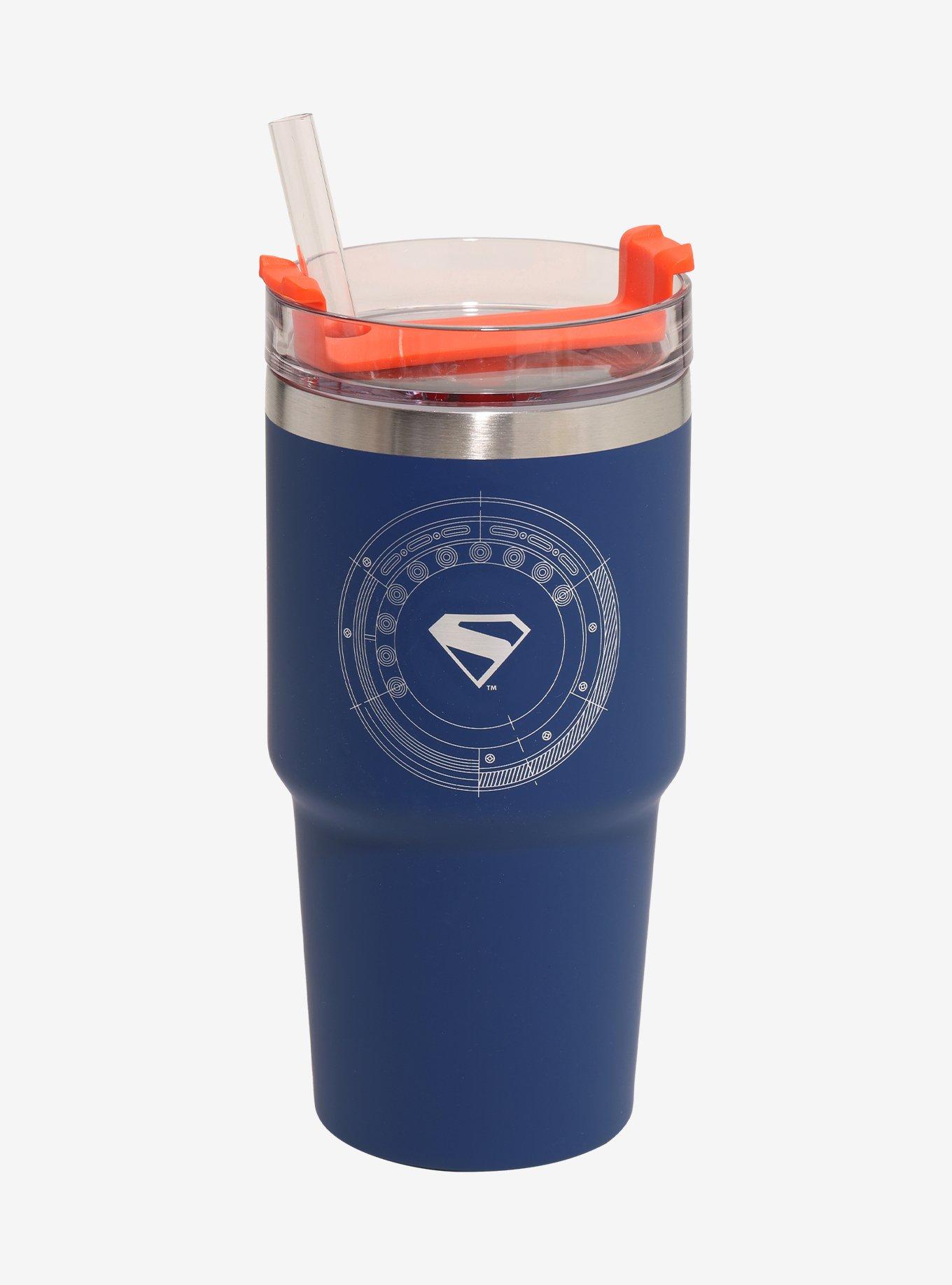 DC Comics Superman Logo Stainless Steel Travel Cup, , hi-res