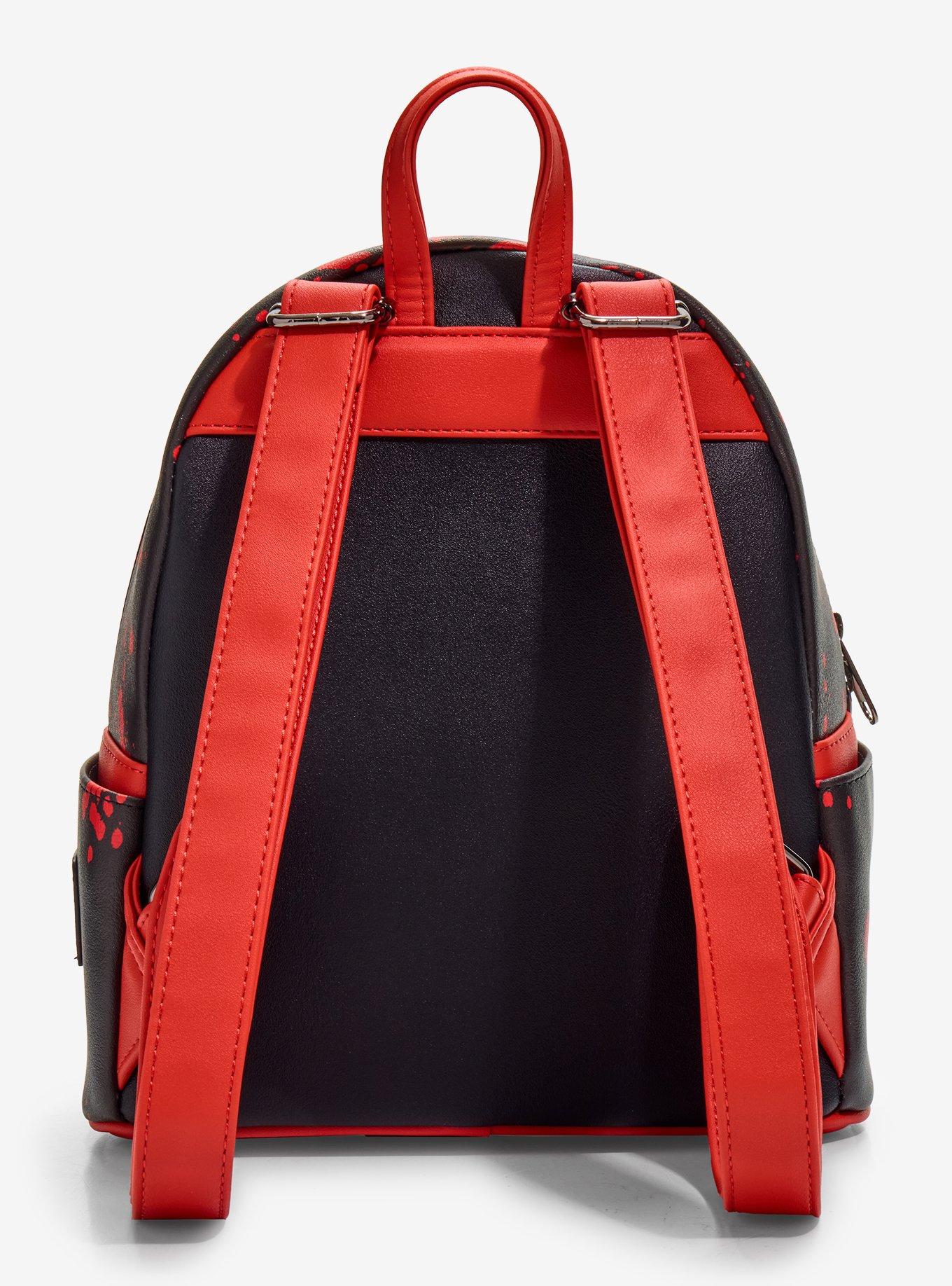 Loungefly Saw Collage Splatter Mini Backpack, , alternate - view 3
