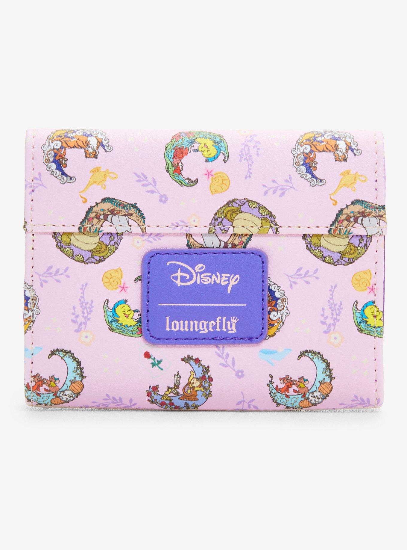 Loungefly Disney Sidekick Crescent Moon Flap Wallet, , alternate - view 3