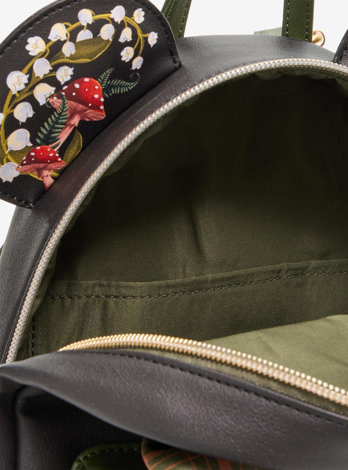 Loungefly Disney Minnie Mouse Mushroom Ears Mini Backpack Hot Topic Exclusive, , alternate - view 4