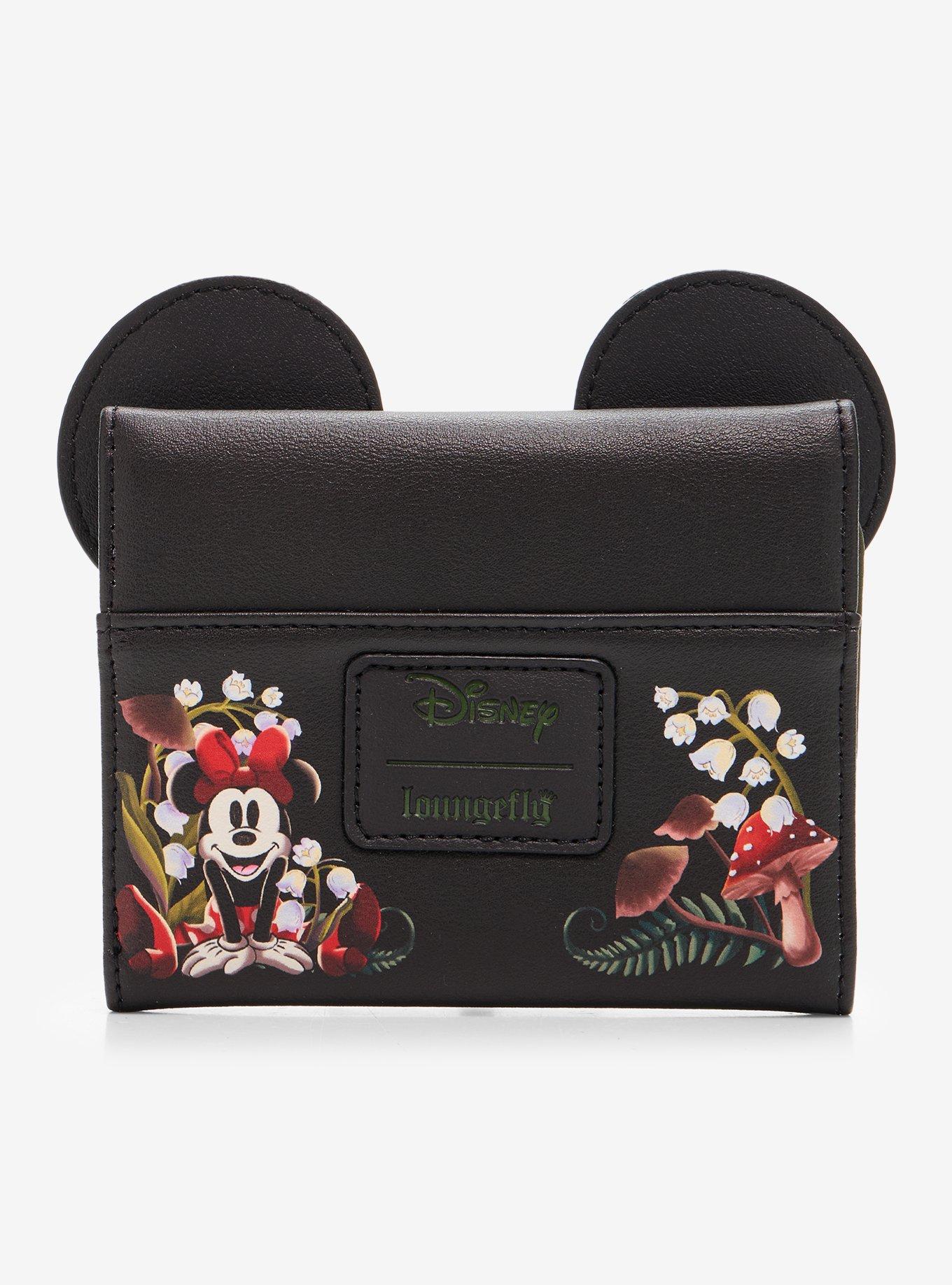 Loungefly Disney Minnie Mouse Mushroom Ears Mini Wallet, , alternate - view 3