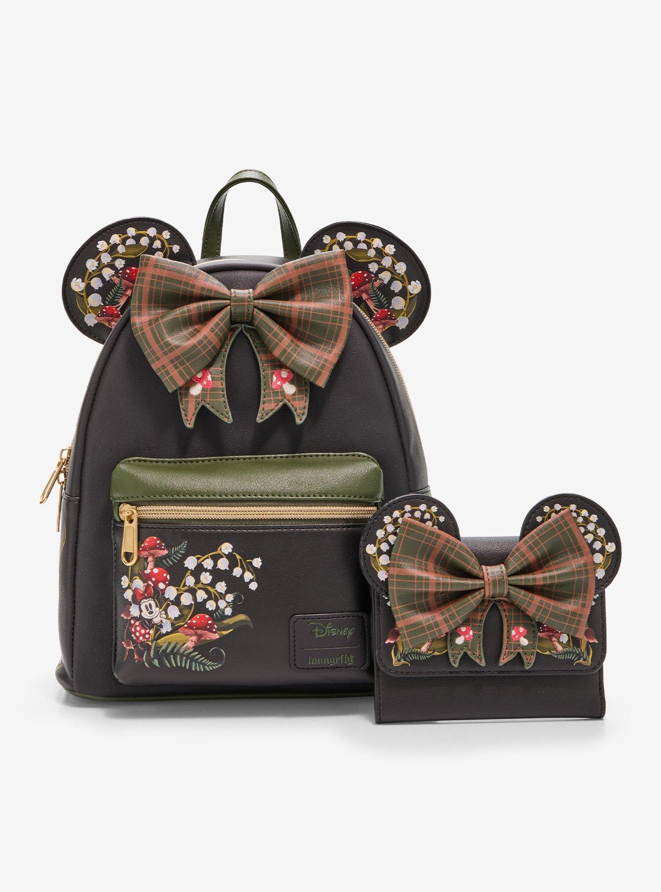 Loungefly Disney Minnie Mouse Mushroom Ears Mini Wallet, , alternate - view 5