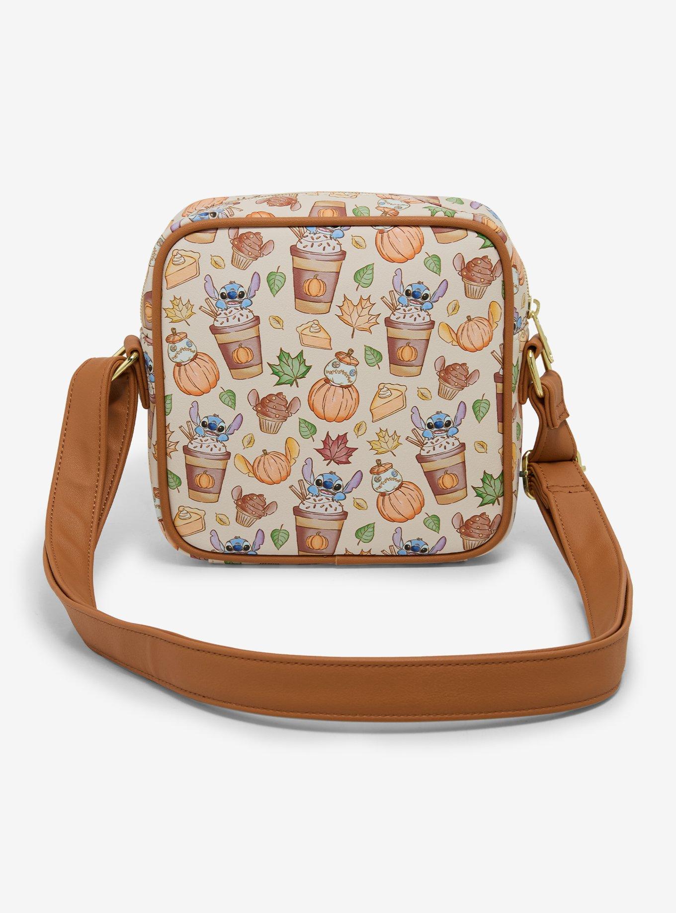 Loungefly Disney Stitch & Scrump Pumpkin Treats Camera Crossbody Bag, , alternate - view 3
