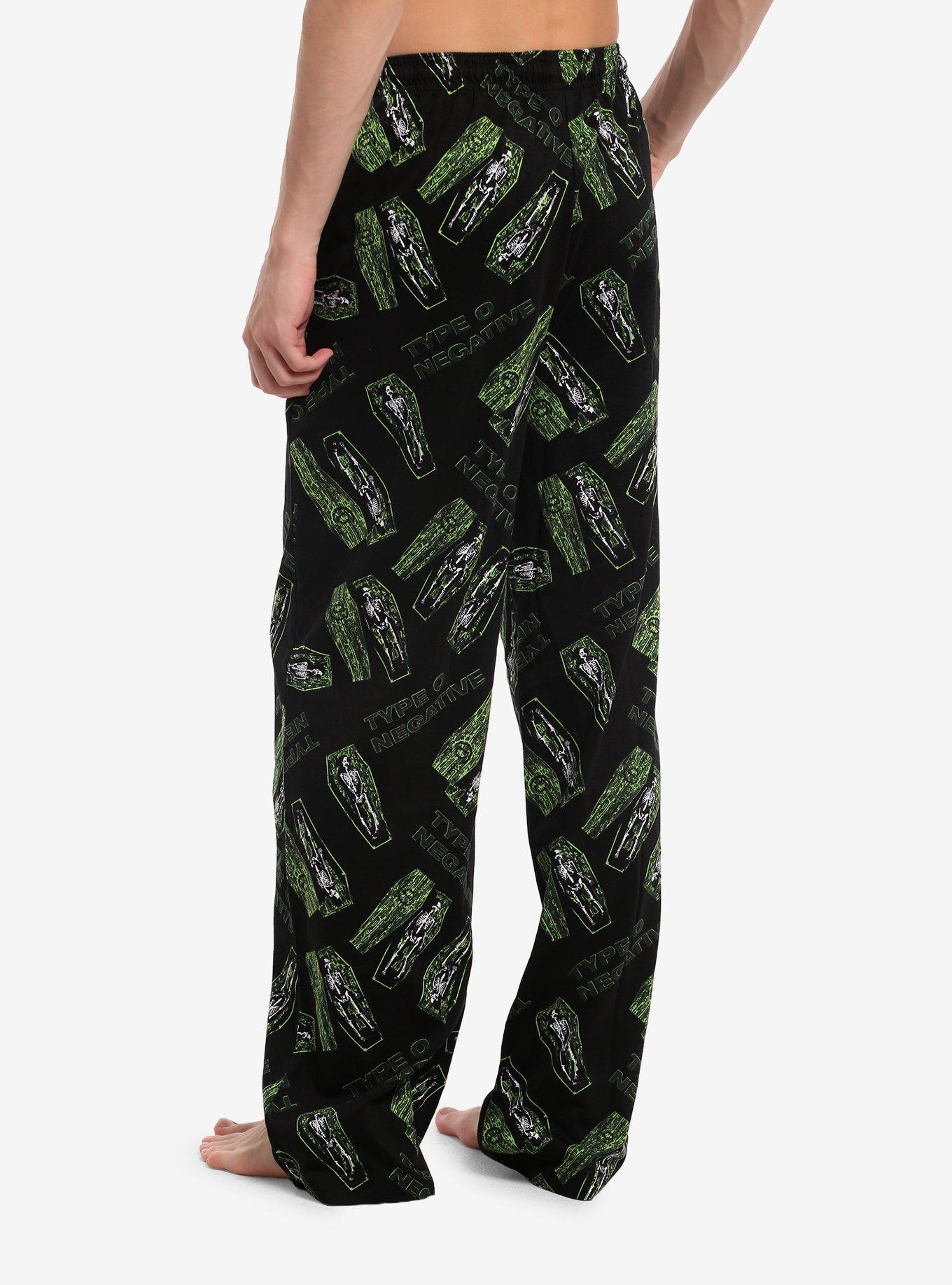 Type O Negative Skeleton Casket Pajama Pants, , hi-res