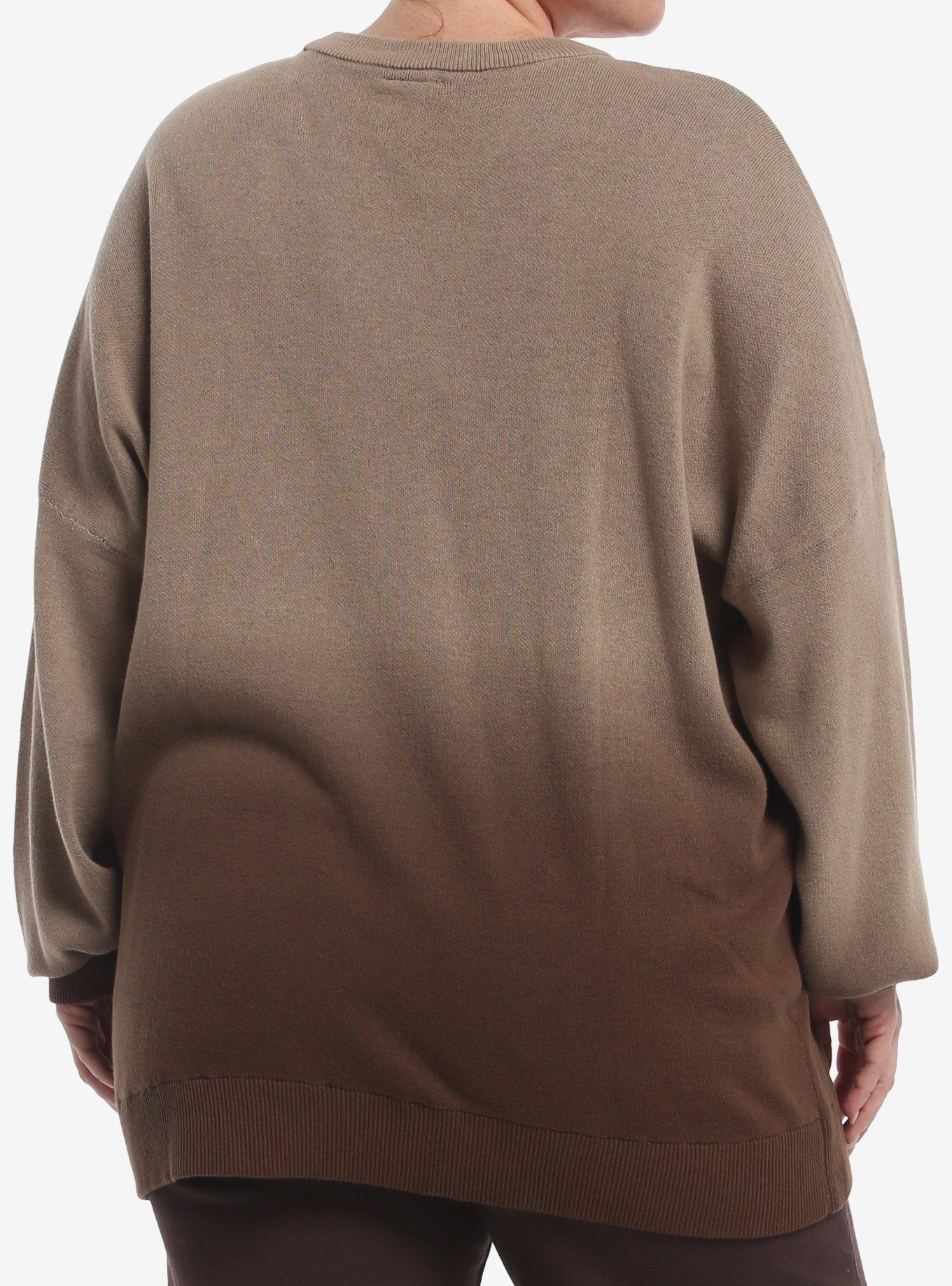 The Mummy Evelyn & Rick Girls Oversized Sweater Plus Size, MULTI, alternate - view 3