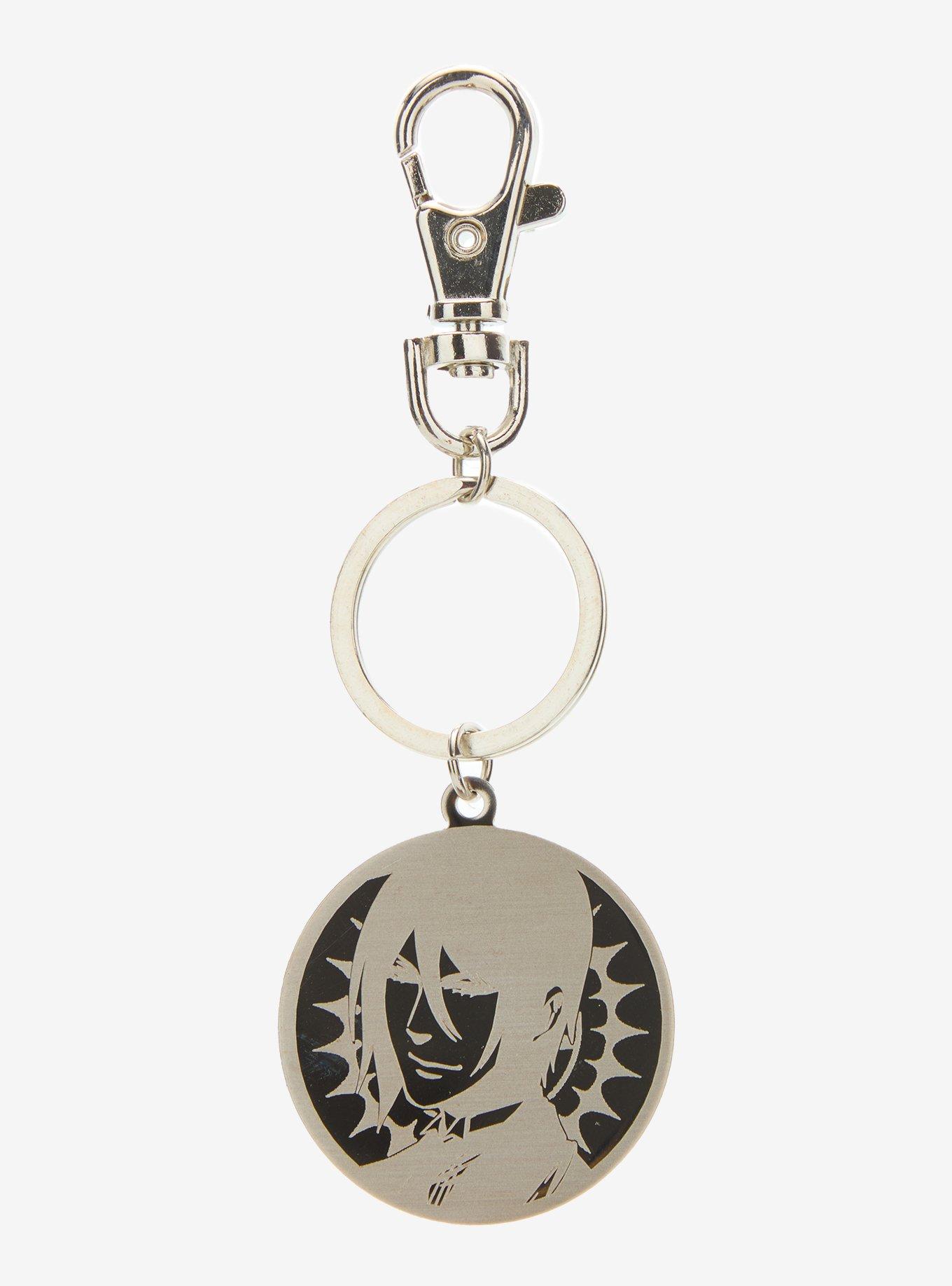 Black Butler Sebastian Metal Key Chain, , hi-res