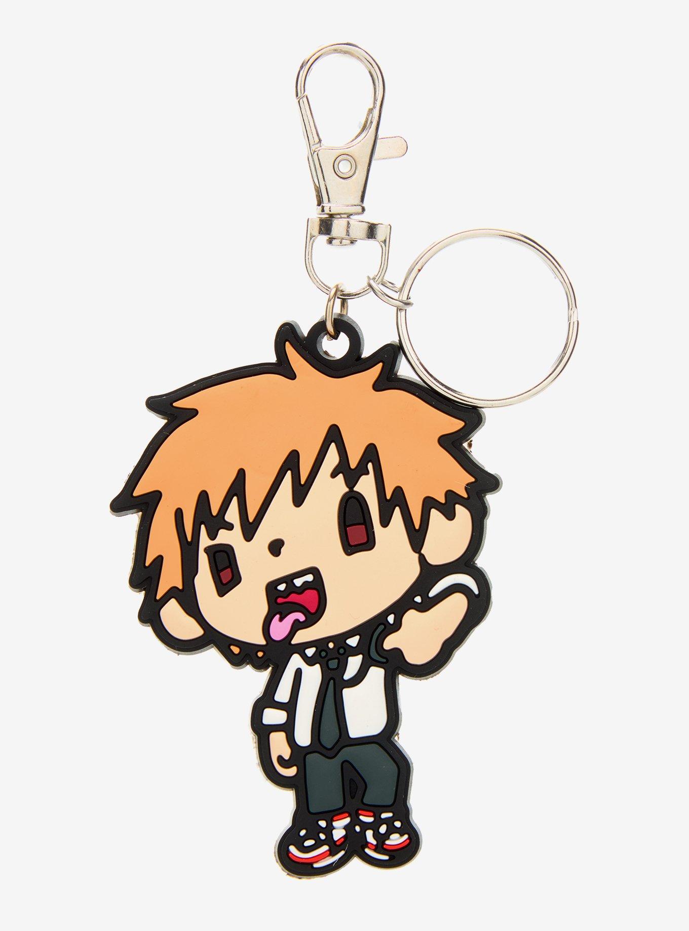 Chainsaw Man Denji Rubber Key Chain, , hi-res