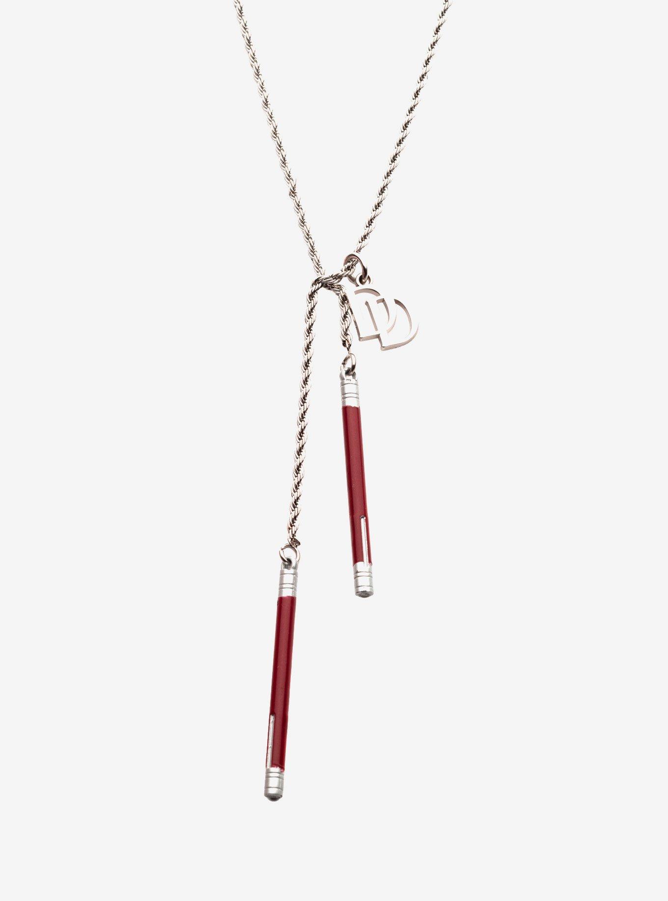 Marvel Daredevil Baton Twist Necklace, , hi-res
