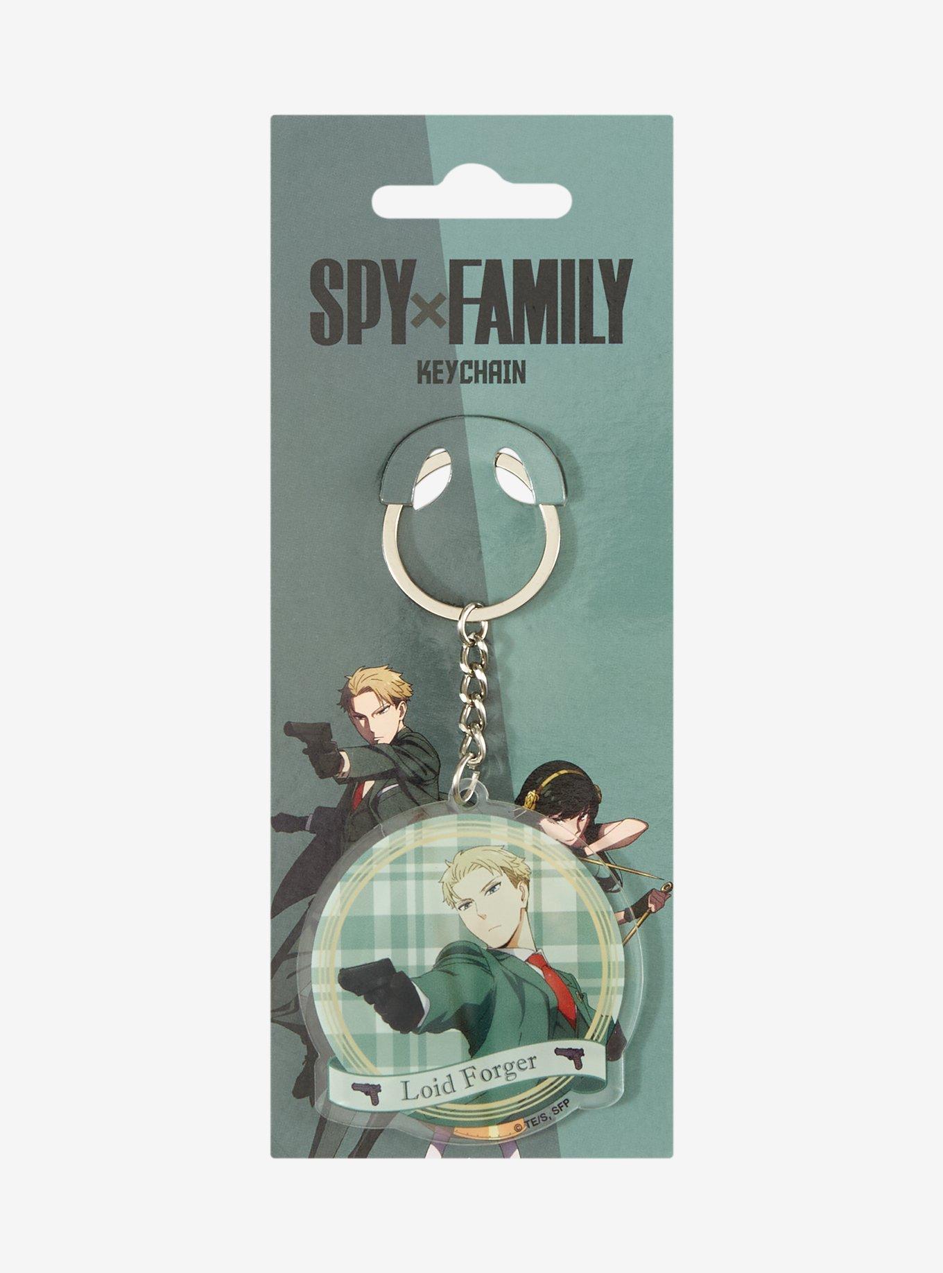 Spy X Family Loid Plaid Acrylic Keychain, , hi-res