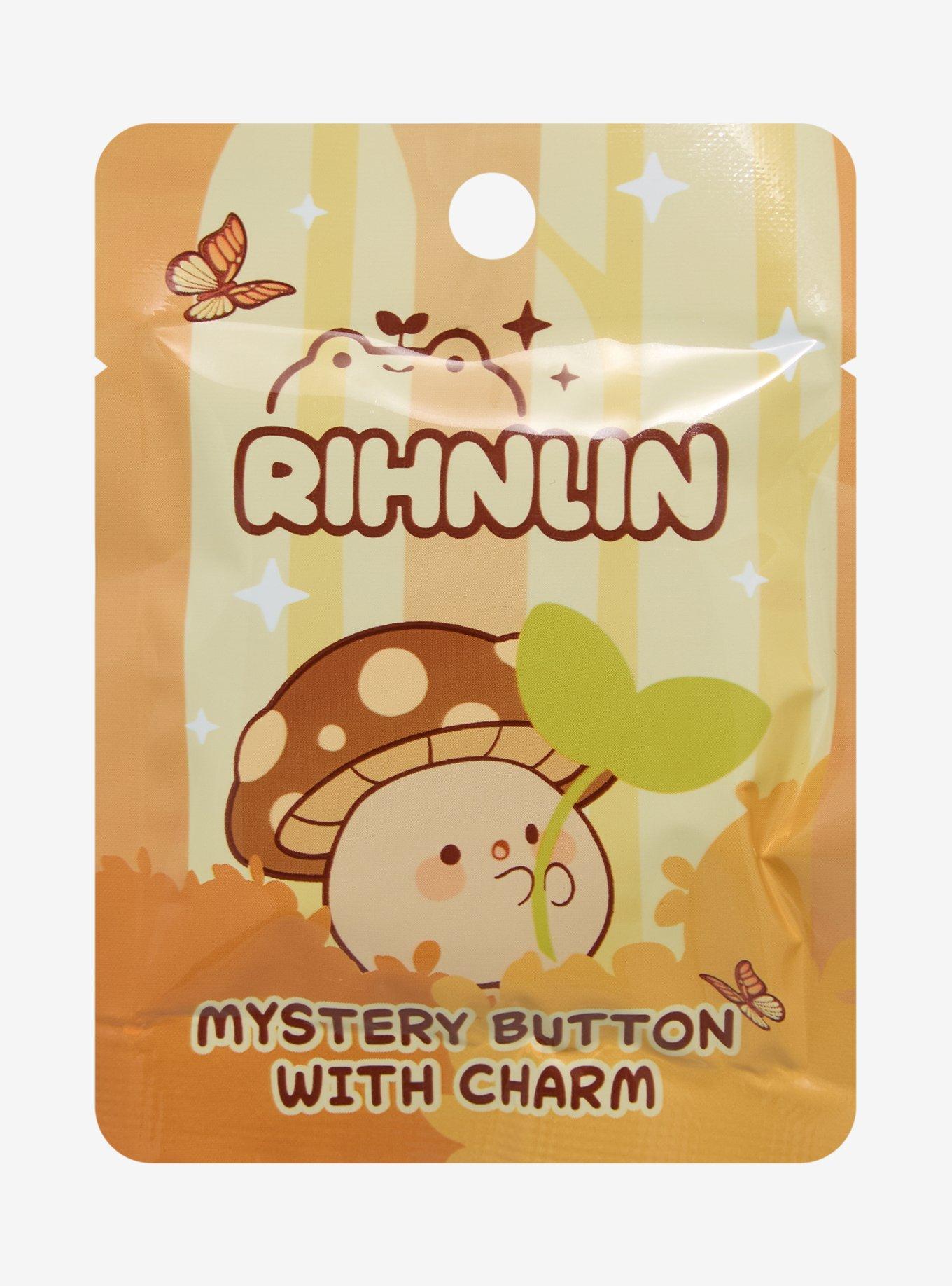 Rihnlin Forest Critters Blind Bag Button Pin with Charm, , hi-res