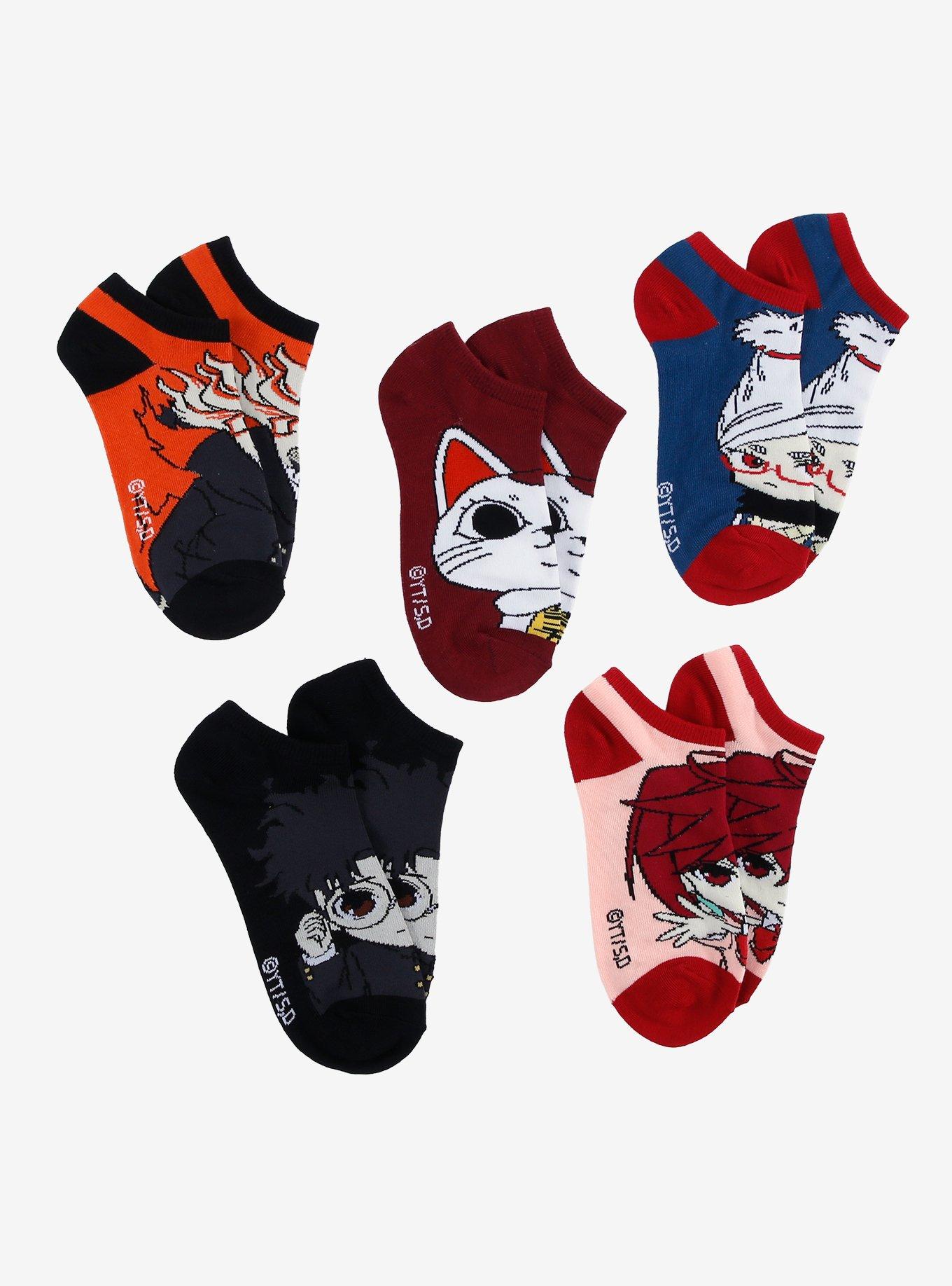 Dandadan Character No-Show Socks 5 Pair, , hi-res