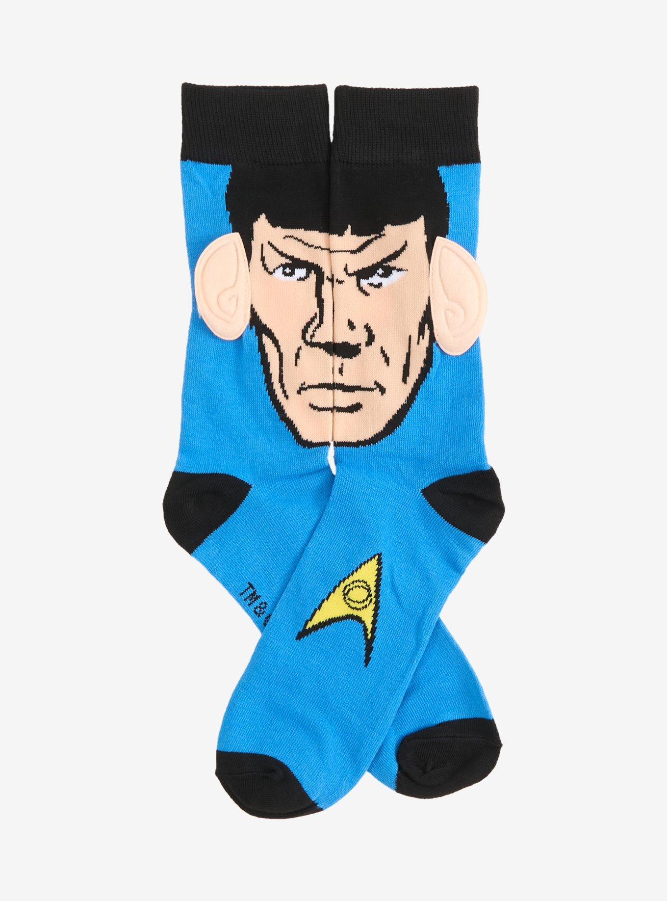 Star Trek Spock 3D Ear Crew Socks, , hi-res