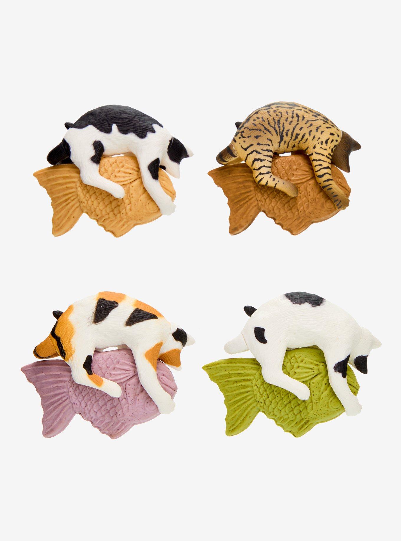 Cats & Fish Hugging Blind Box Figure, , hi-res