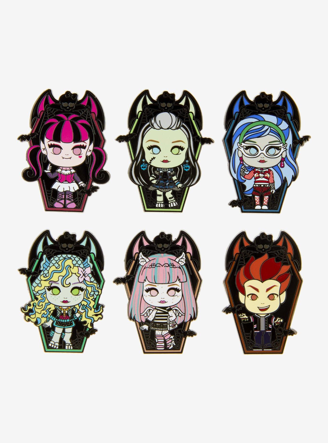 Monster High Glow-in-the-Dark Blind Box Enamel Pin - BoxLunch Exclusive, , hi-res