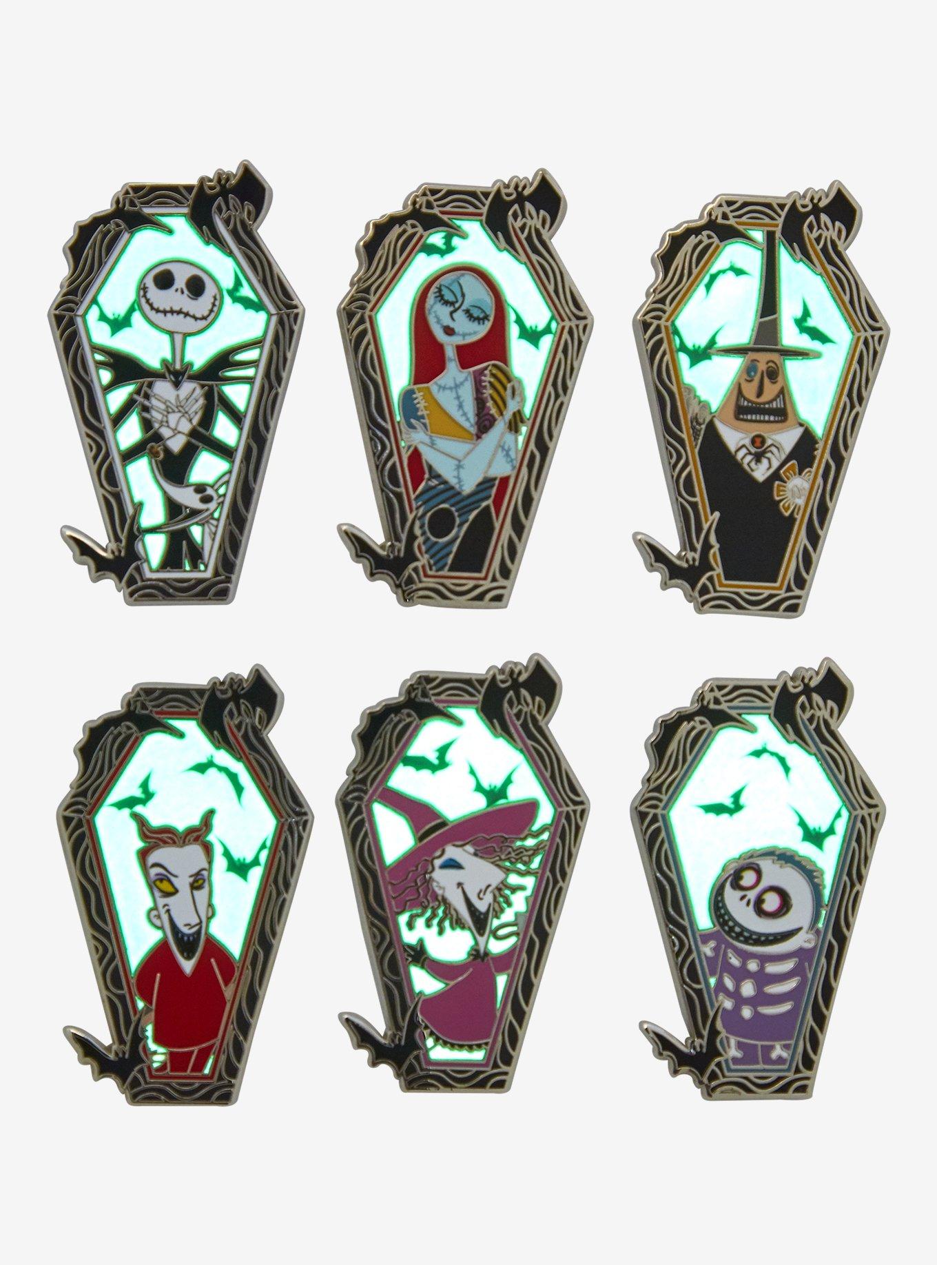 Disney The Nightmare Before Christmas Glow-in-the-Dark Blind Box Enamel Pin - BoxLunch Exclusive, , hi-res