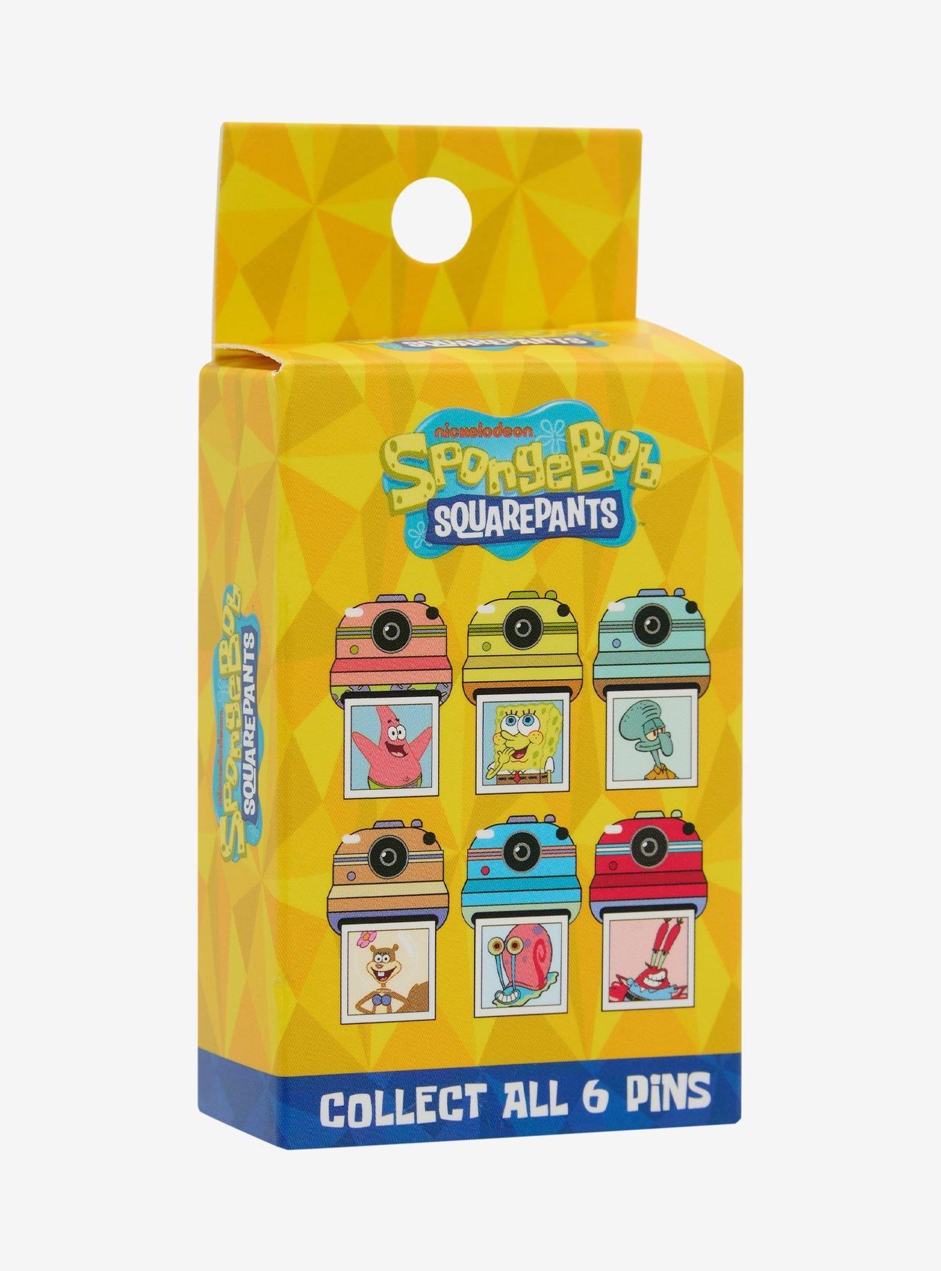 SpongeBob SquarePants Character Polaroids Blind Box Enamel Pin - BoxLunch Exclusive, , hi-res
