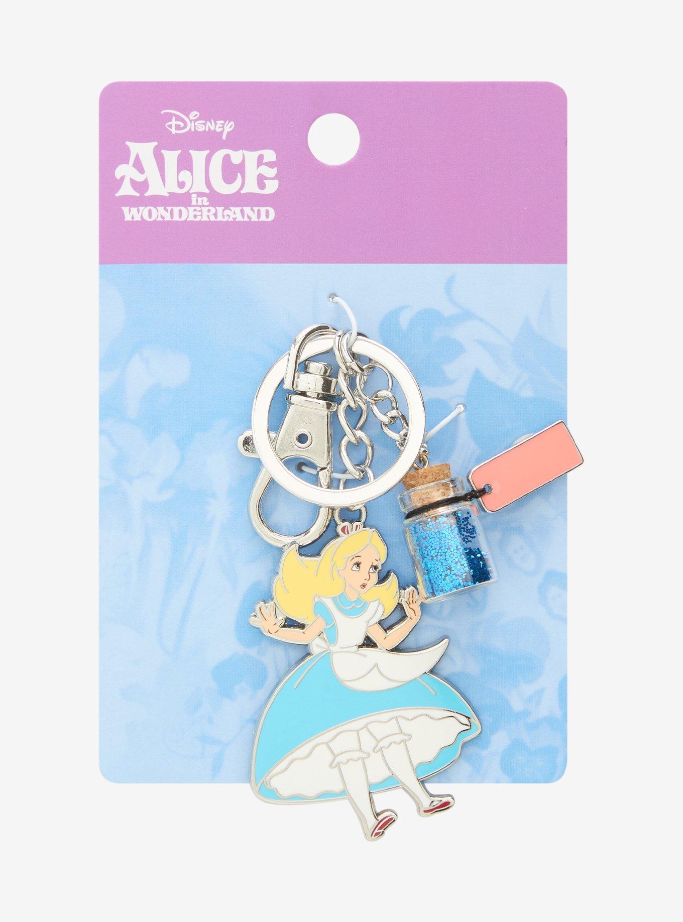 Disney Alice in Wonderland Drink Me Multi-Charm Keychain - BoxLunch Exclusive, , alternate - view 3