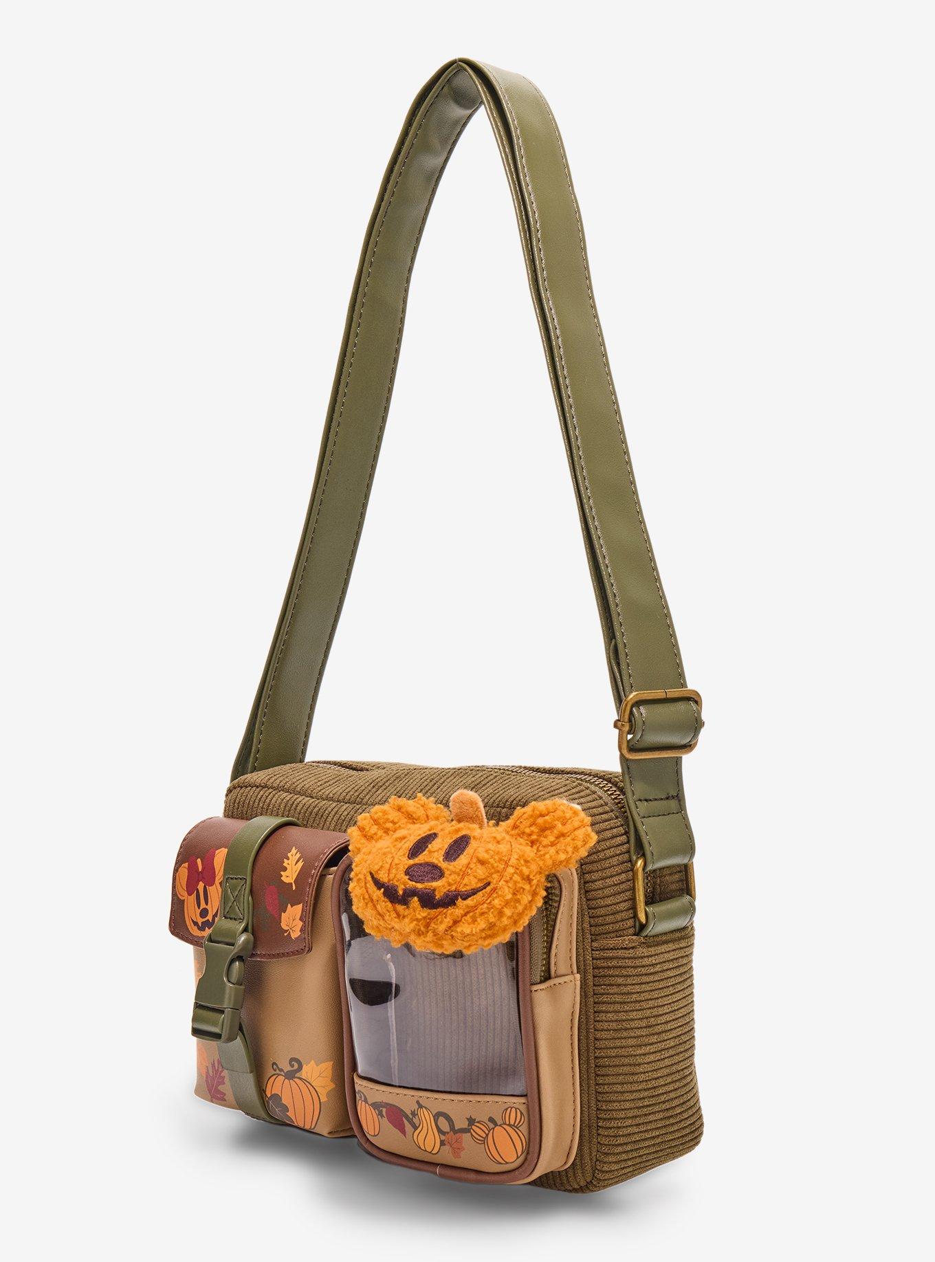 Her Universe Disney Halloween Pumpkin Plush Shoulder Bag, , hi-res
