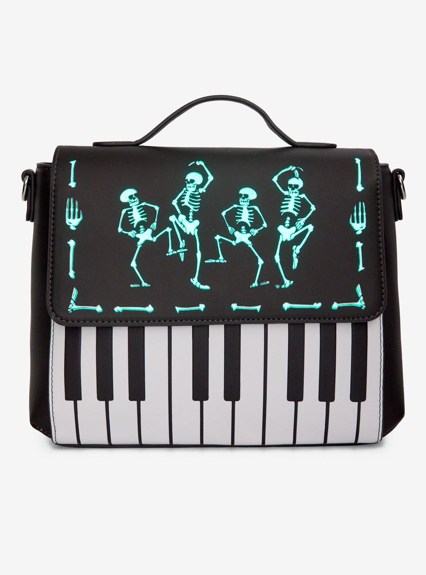 Her Universe Disney Skeleton Dance Glow-In-The-Dark Crossbody Bag, , hi-res
