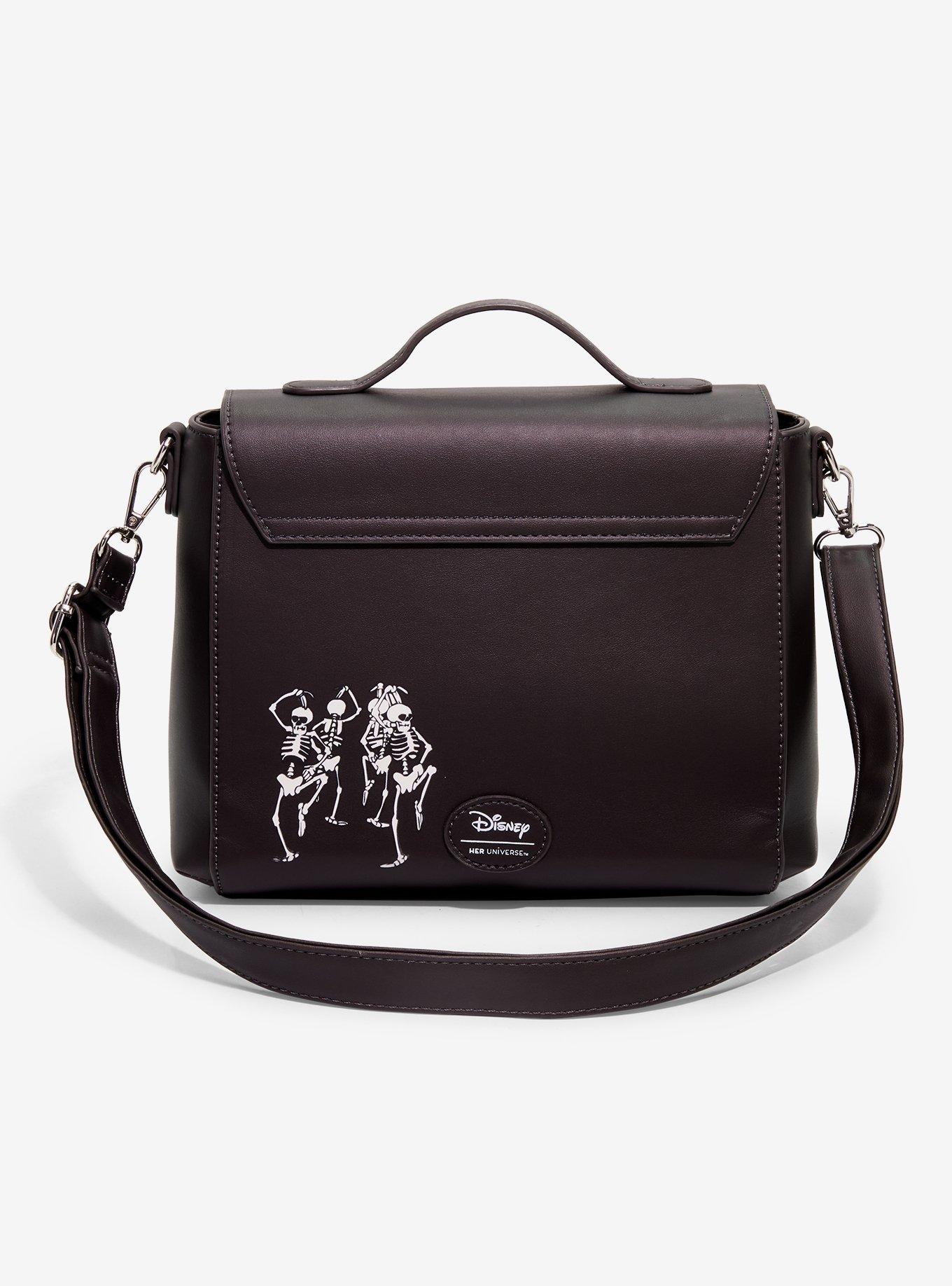 Her Universe Disney Skeleton Dance Glow-In-The-Dark Crossbody Bag, , alternate - view 4