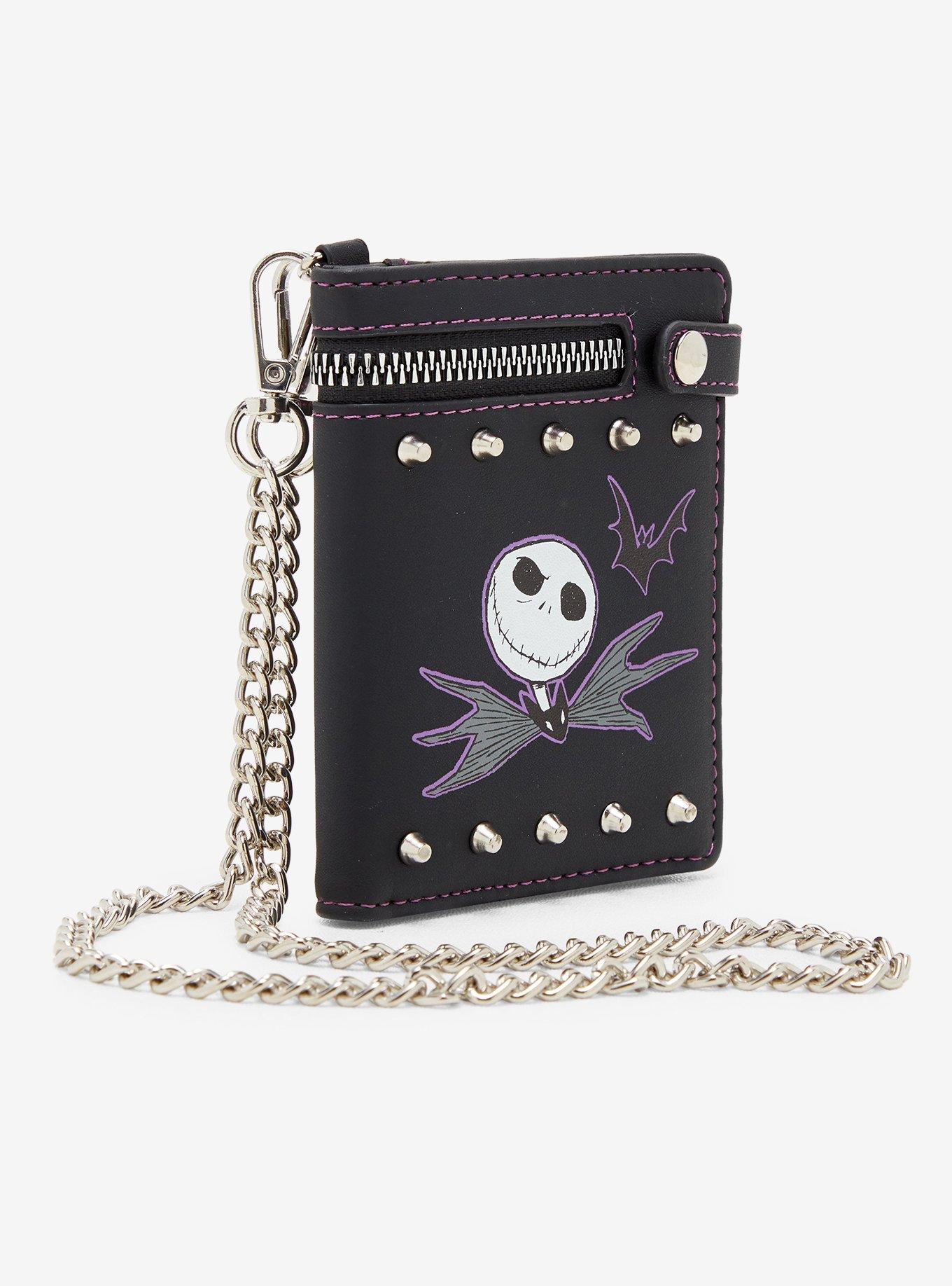 The Nightmare Before Christmas Jack Zipper Chain Wallet, , hi-res